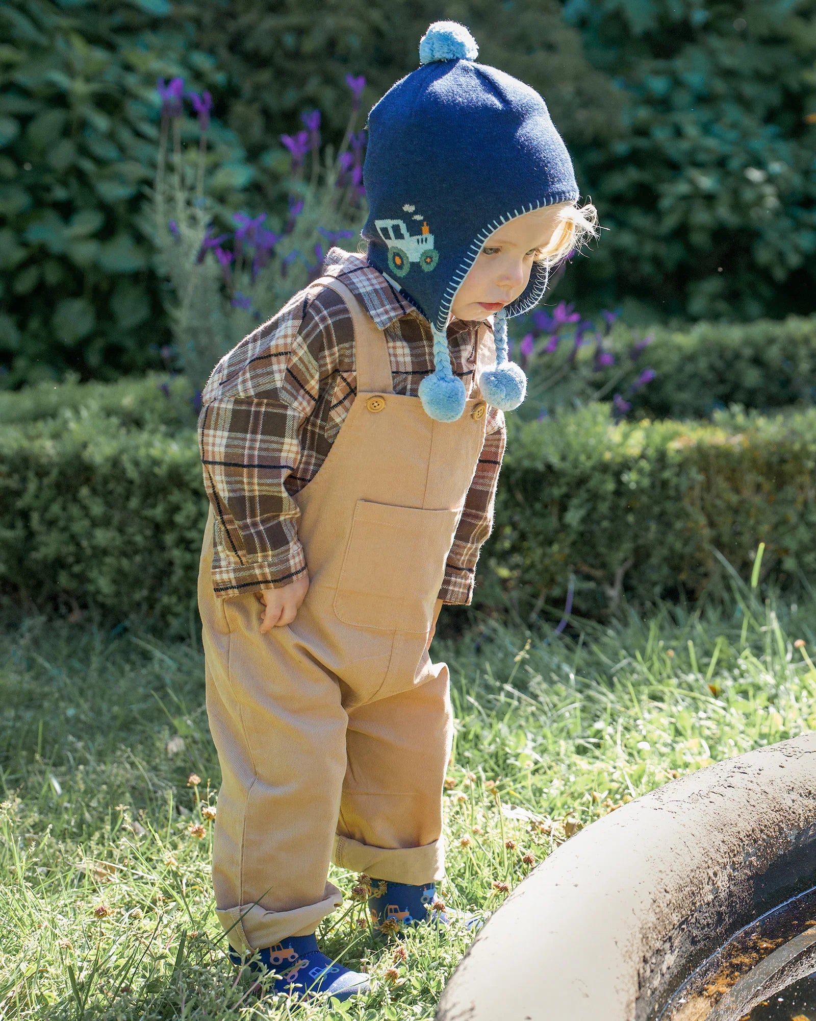 Toshi - Mystical Organic Earmuff Beanie - Tiny Tractor