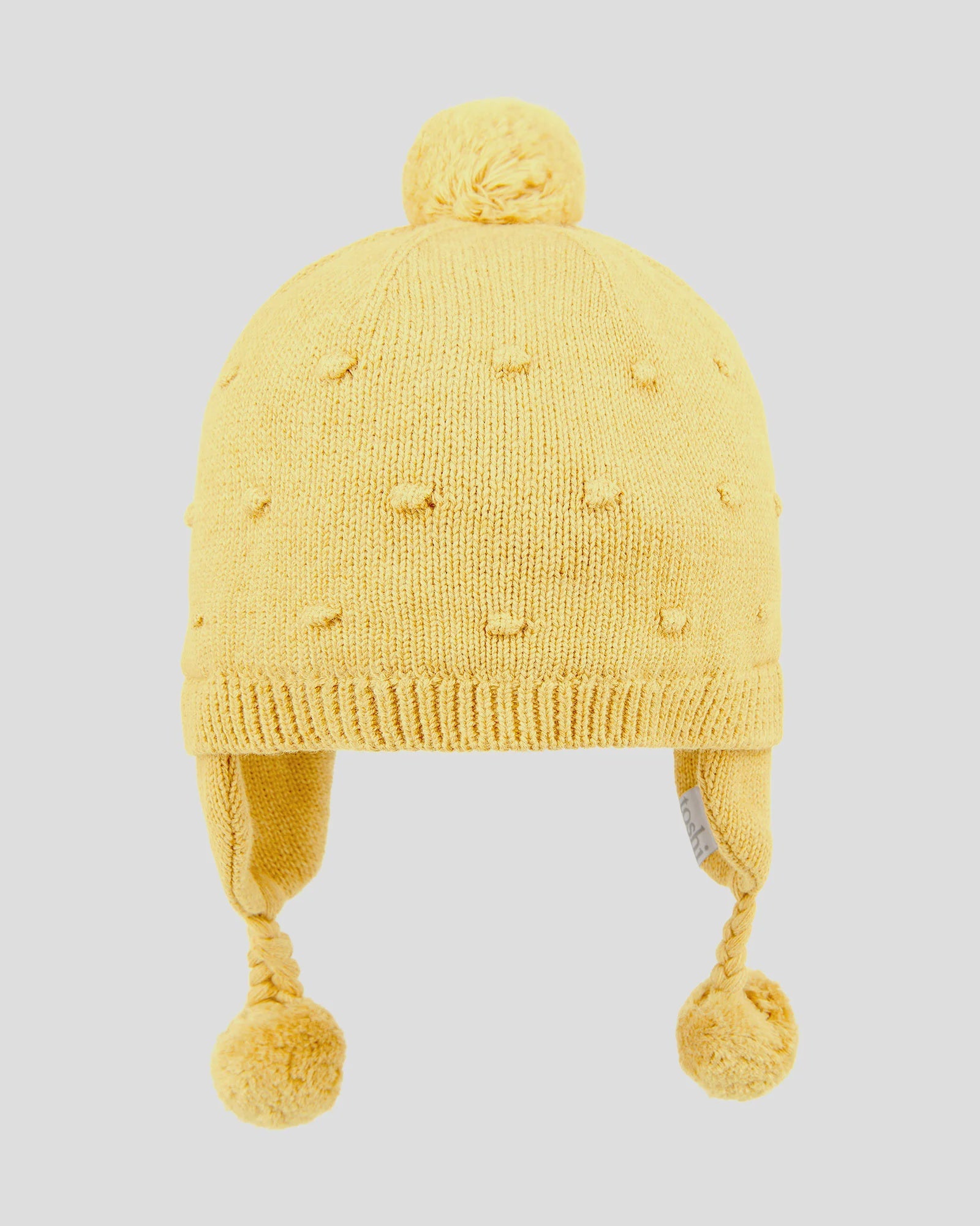 Toshi - Organic Earmuff Beanie Popcorn - Banana