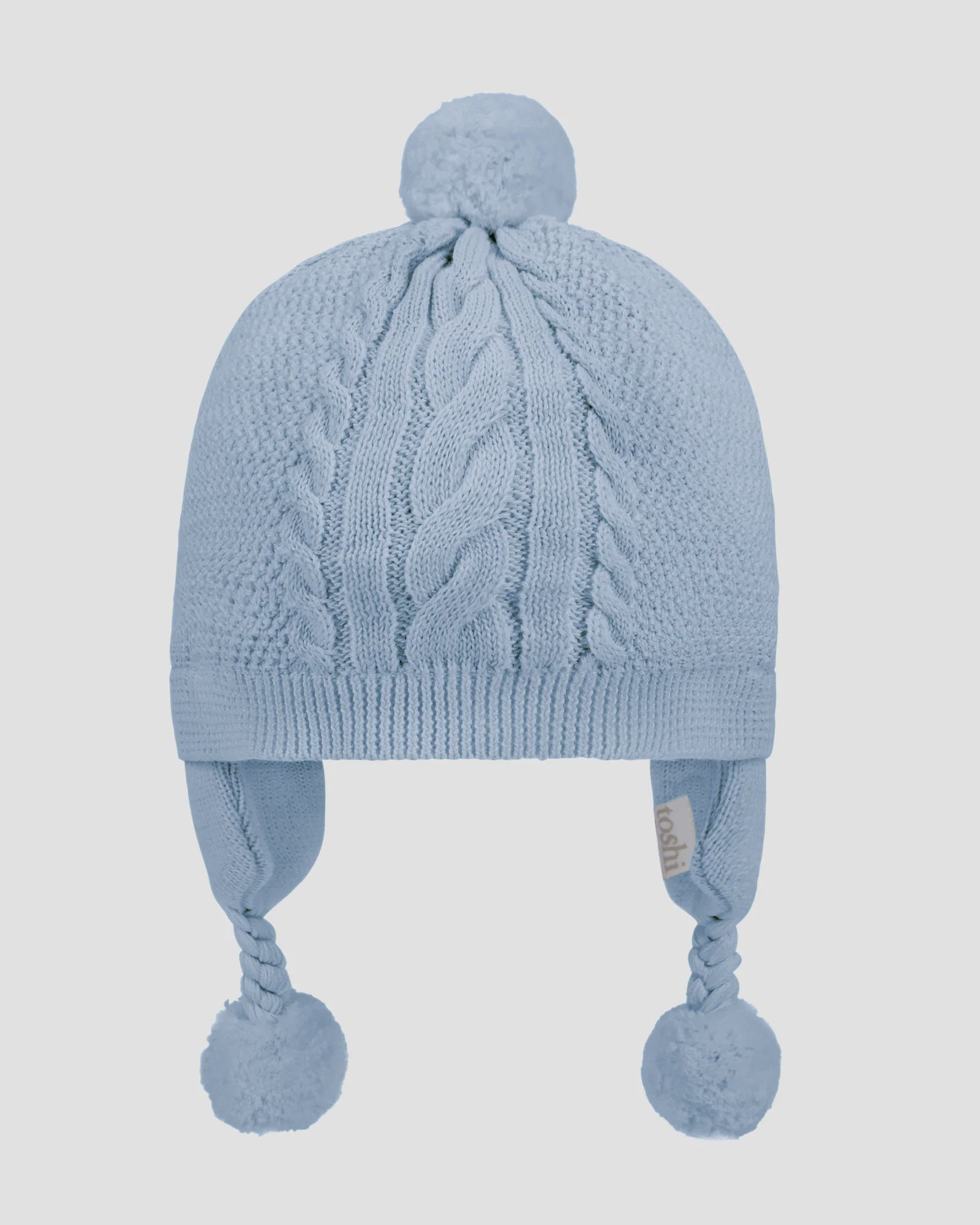 Toshi - Organic Earmuff Beanie - Yummy Bluebell