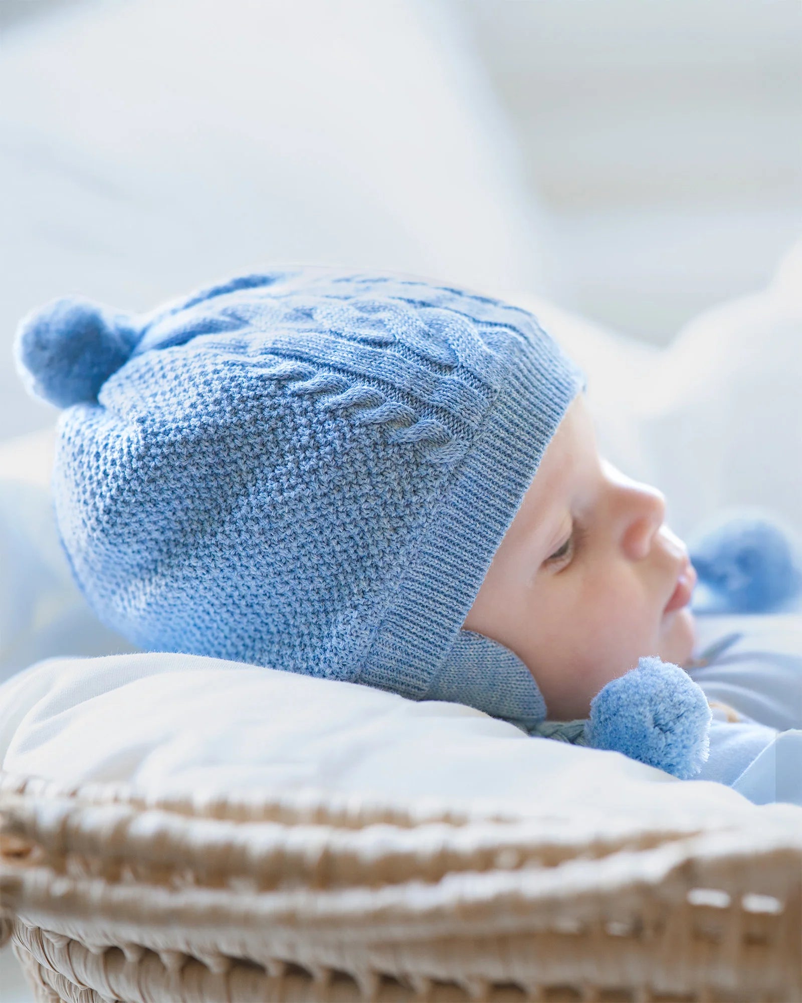 Toshi - Organic Earmuff Beanie - Yummy Bluebell