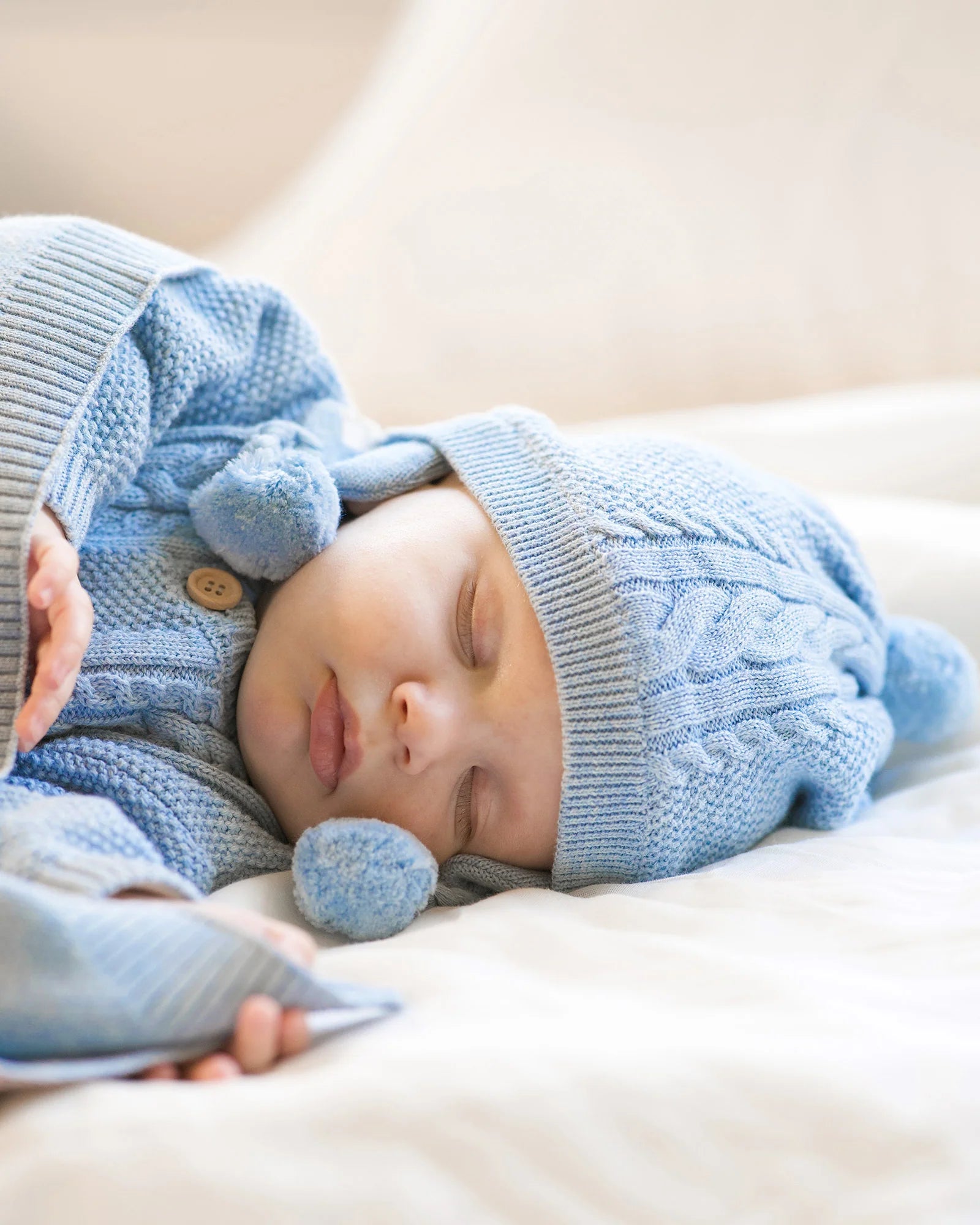 Toshi - Organic Earmuff Beanie - Yummy Bluebell