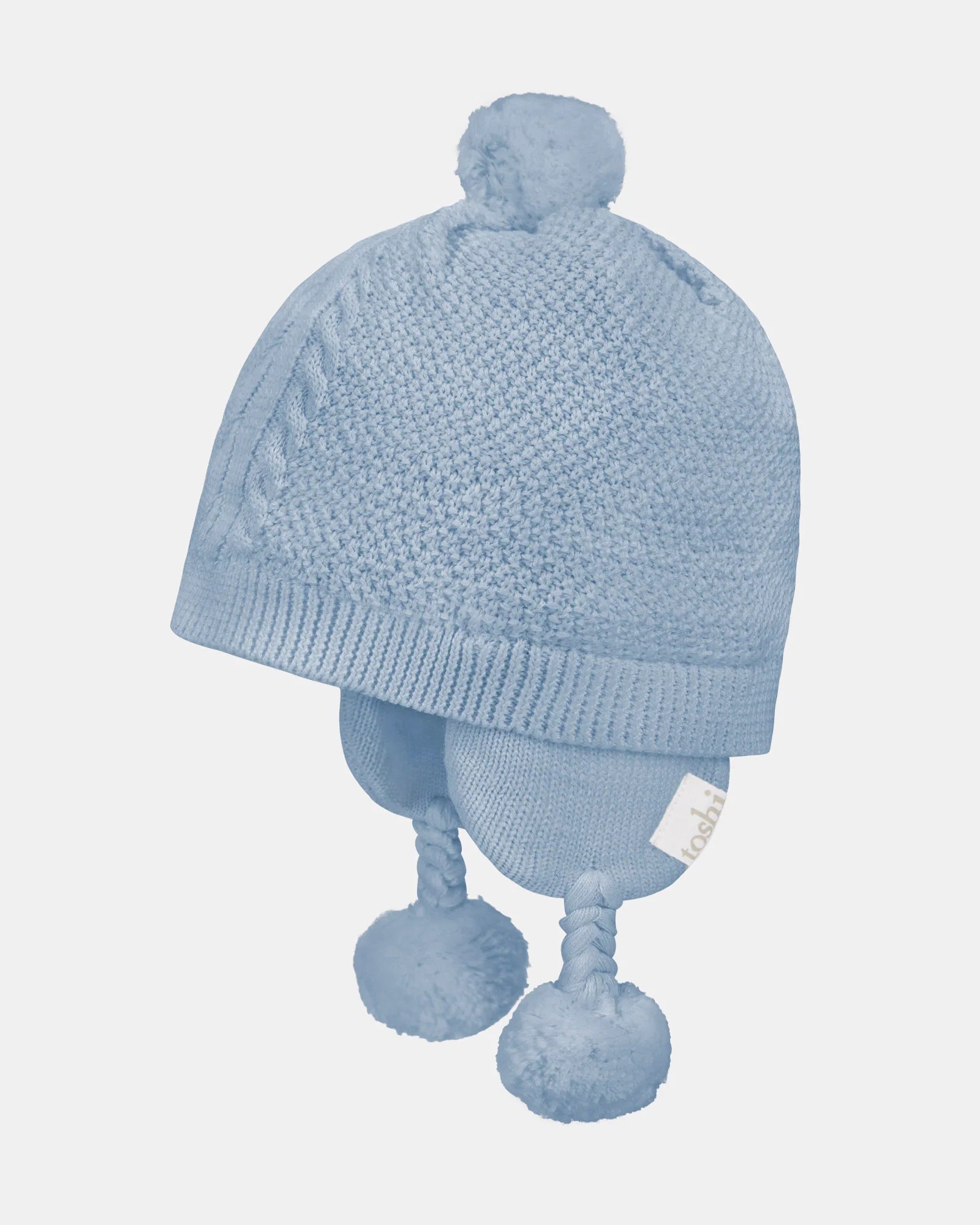 Toshi - Organic Earmuff Beanie - Yummy Bluebell