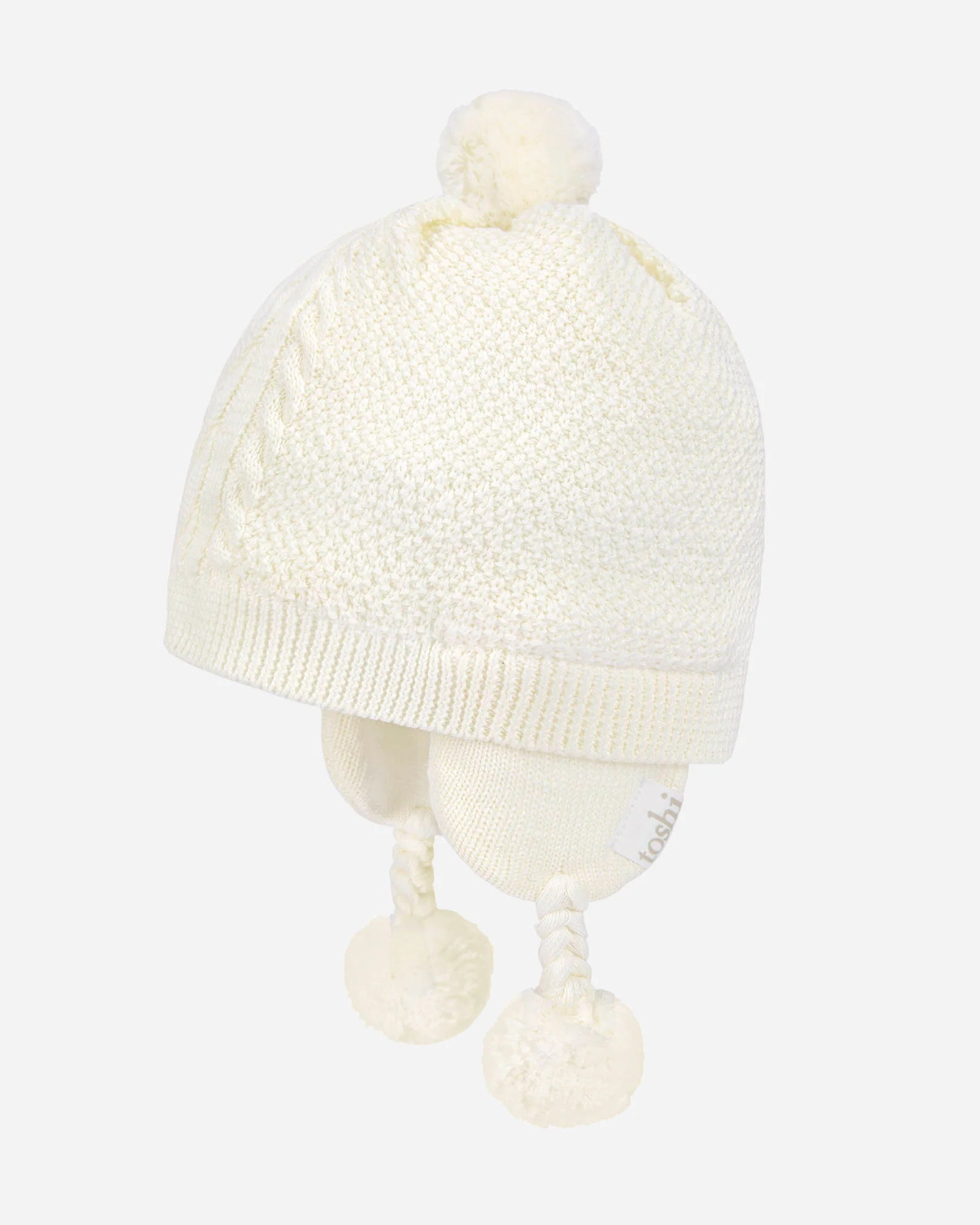 Toshi - Organic Earmuff Beanie - Yummy Cream