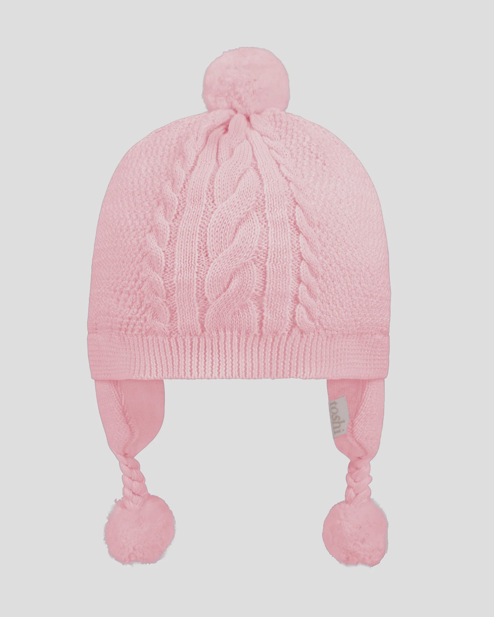 Toshi - Organic Earmuff Beanie - Yummy Misty Rose