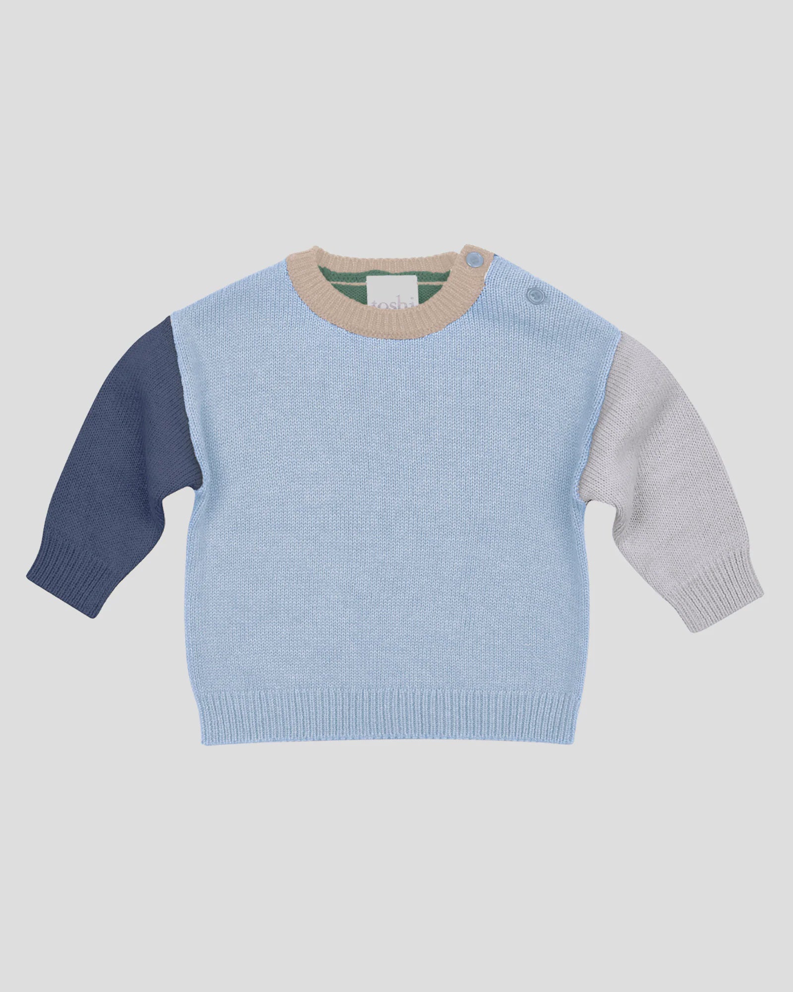 Toshi - Bobby Organic Pullover - Bluebell
