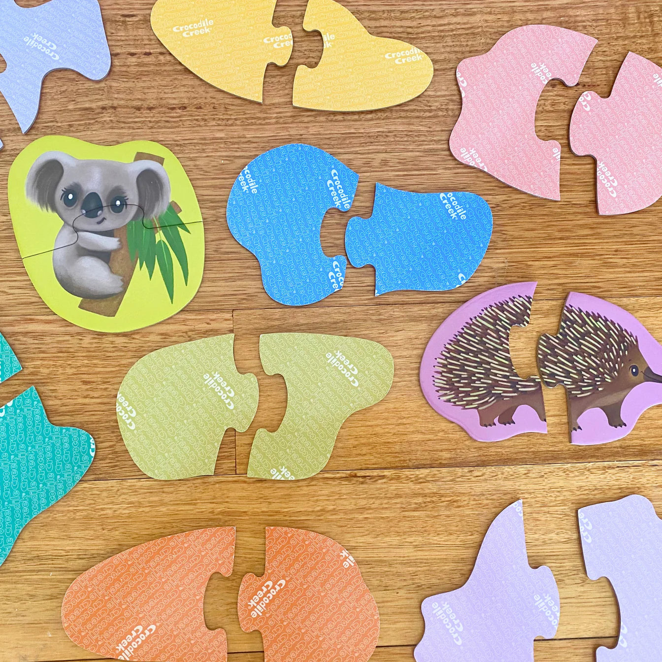 Crocodile Creek - Let's Begin Puzzle 2pc - Aussie Animals