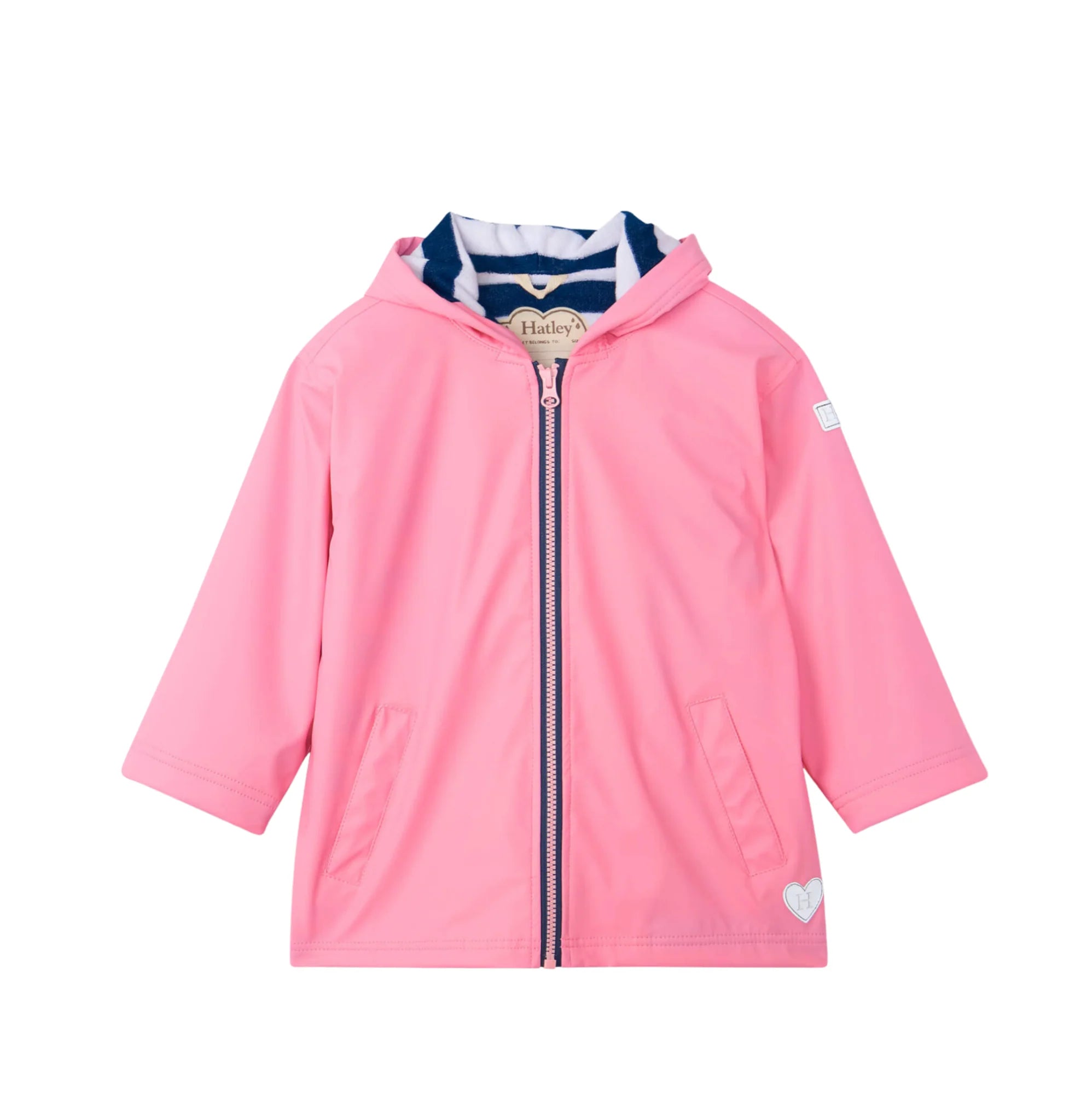 Hatley - Classic Pink & Navy Splash Jacket