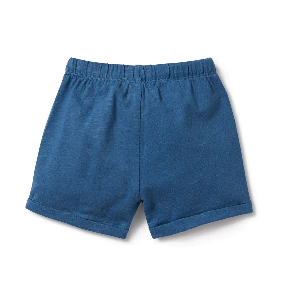 Wilson & Frenchy - Dark Blue Organic Tie Front Short