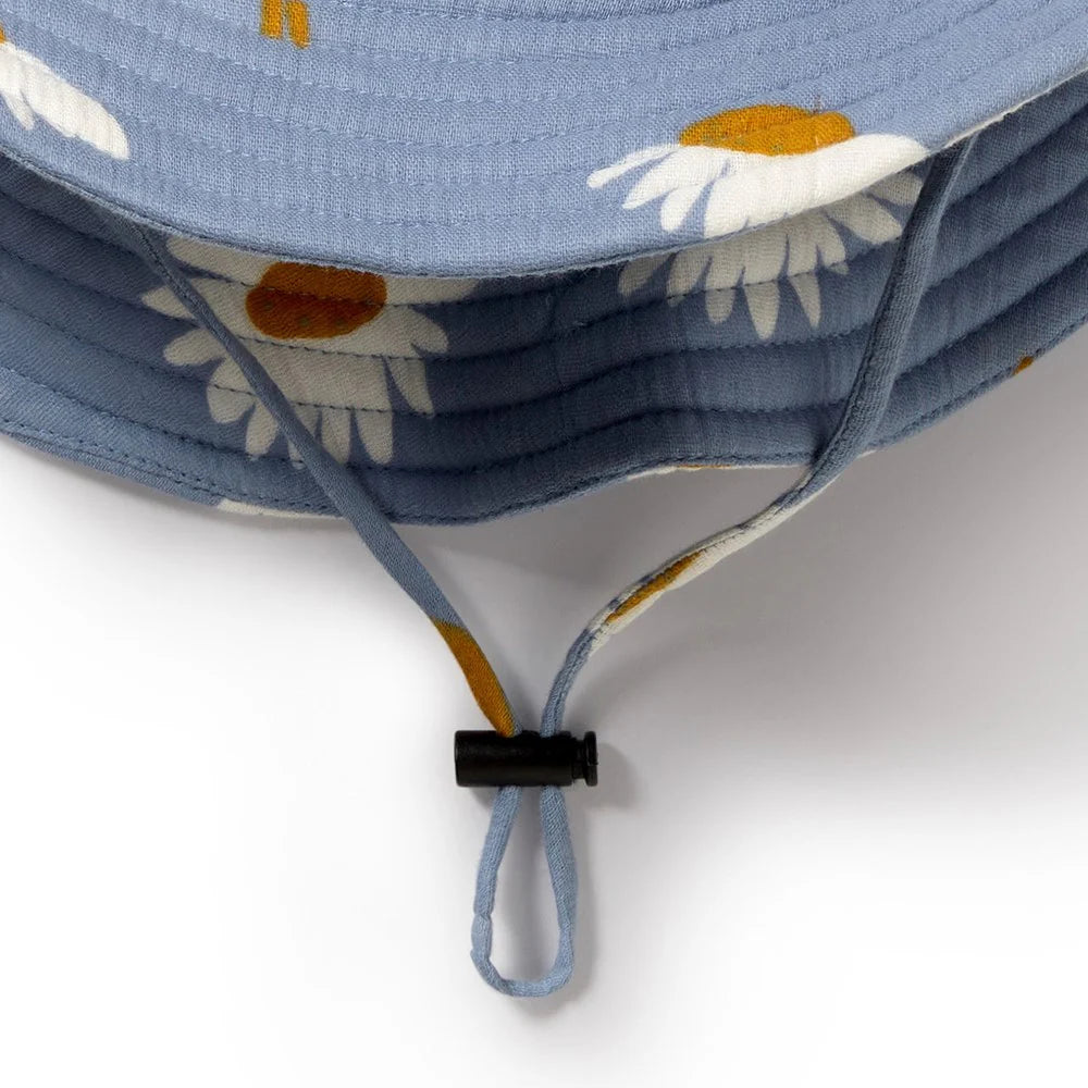 Wilson & Frenchy - Daisy Floral Organic Crinkle Sun Hat