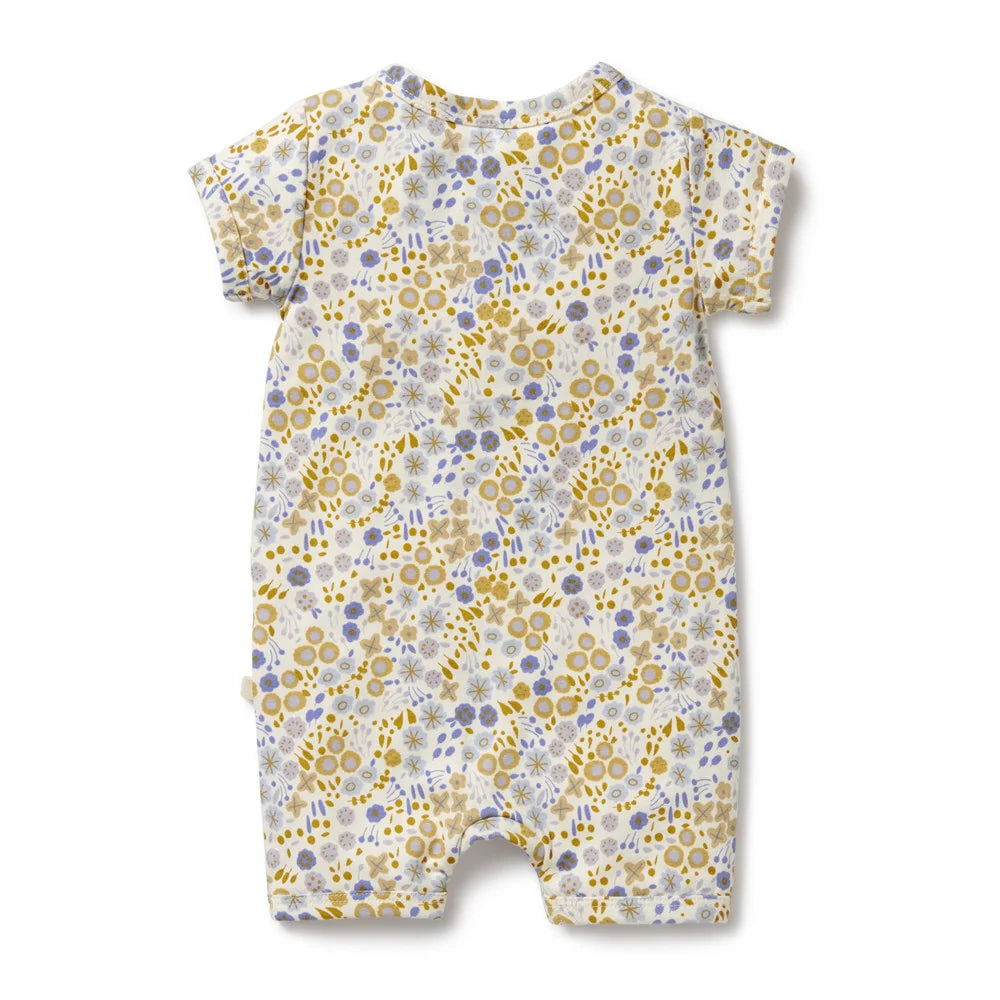 Wilson & Frenchy - Little Meadow Organic Summer Zipsuit