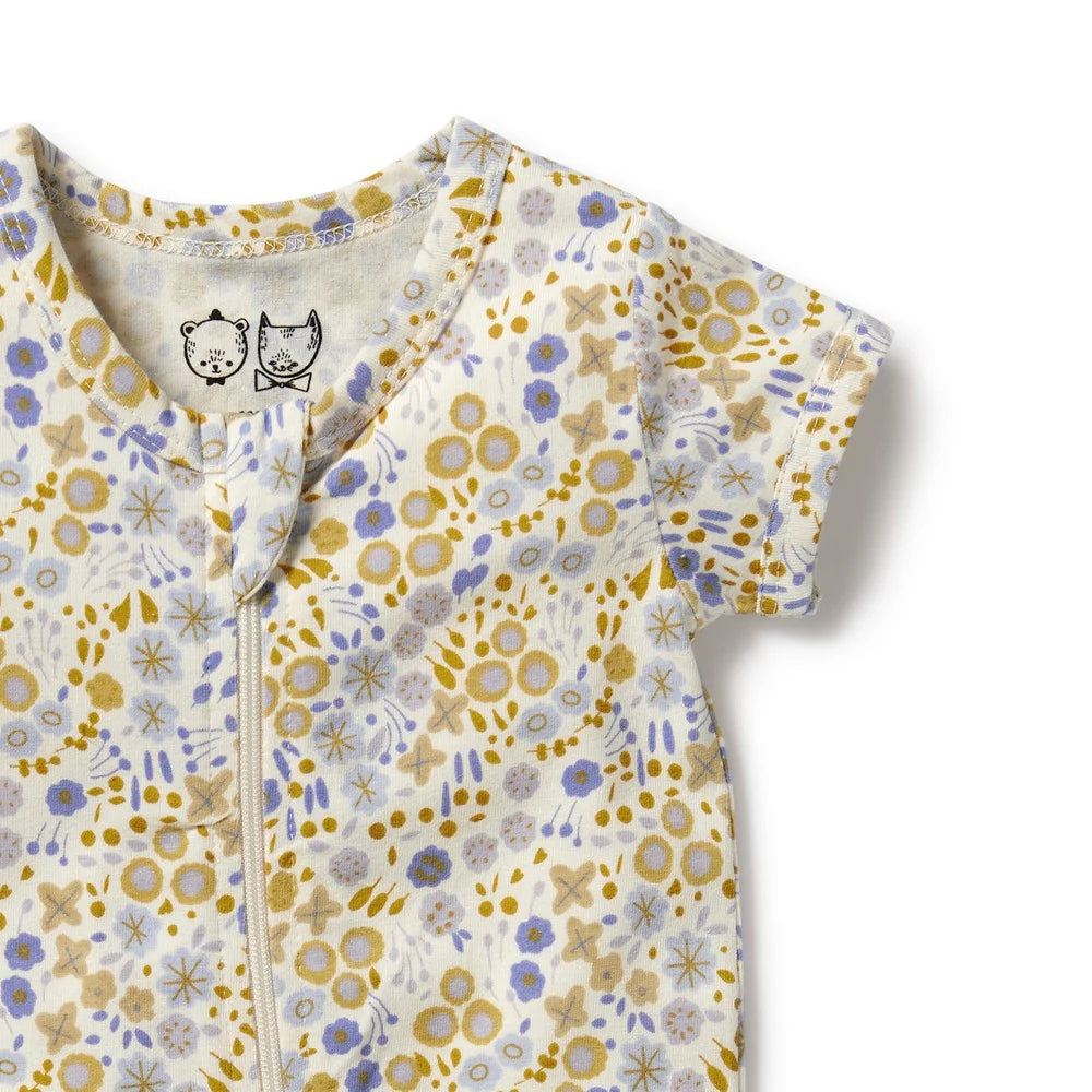 Wilson & Frenchy - Little Meadow Organic Summer Zipsuit