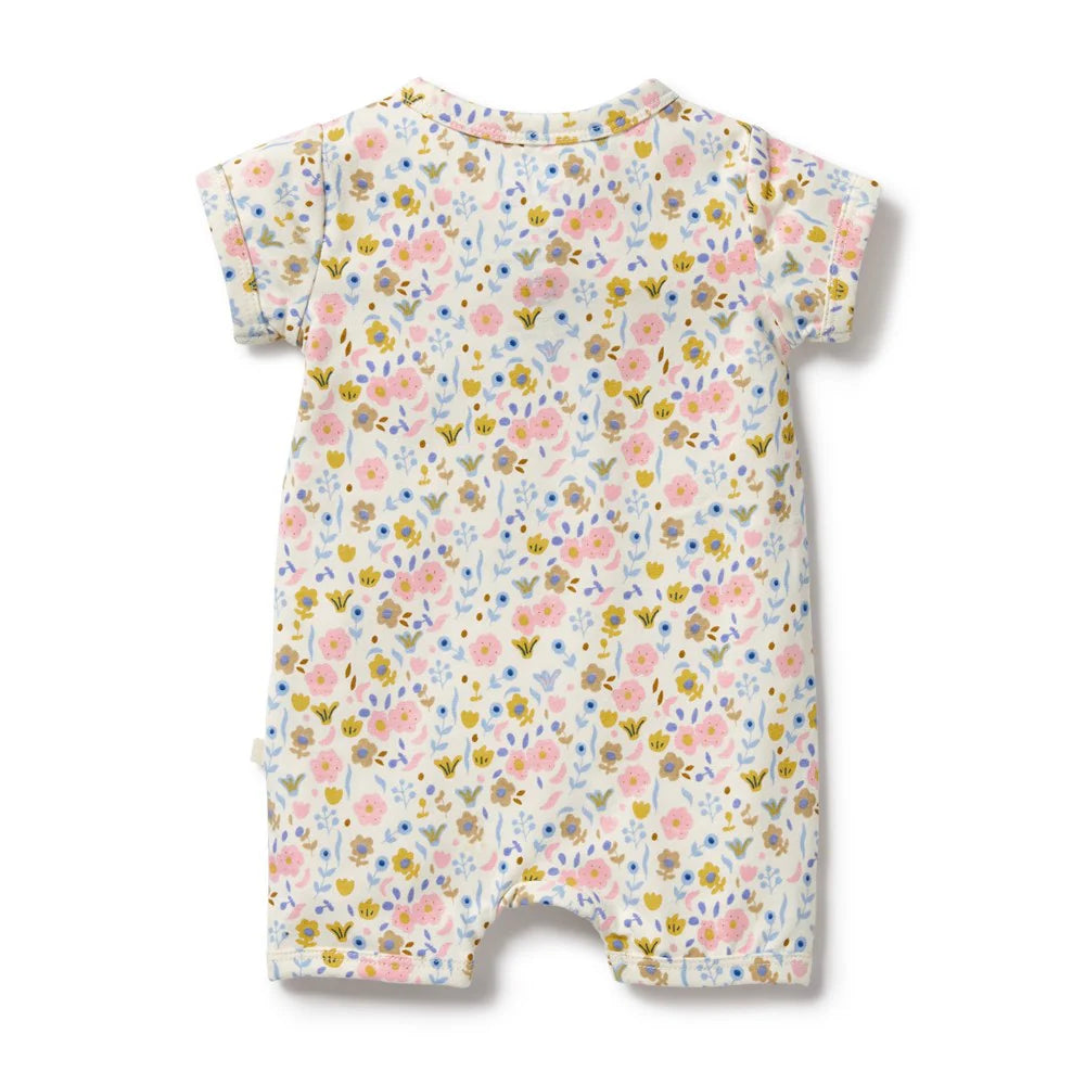 Wilson & Frenchy - Ava Floral Organic Summer Zipsuit