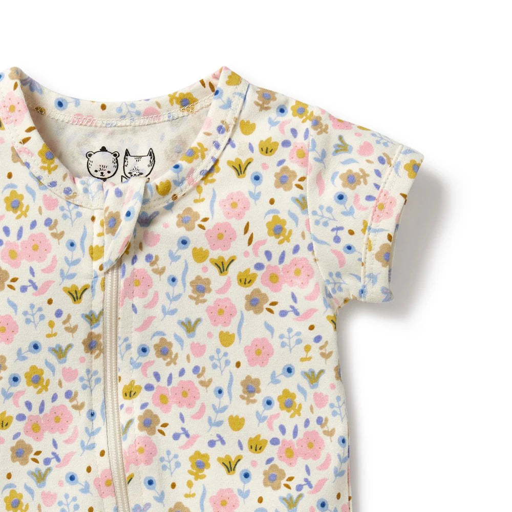 Wilson & Frenchy - Ava Floral Organic Summer Zipsuit