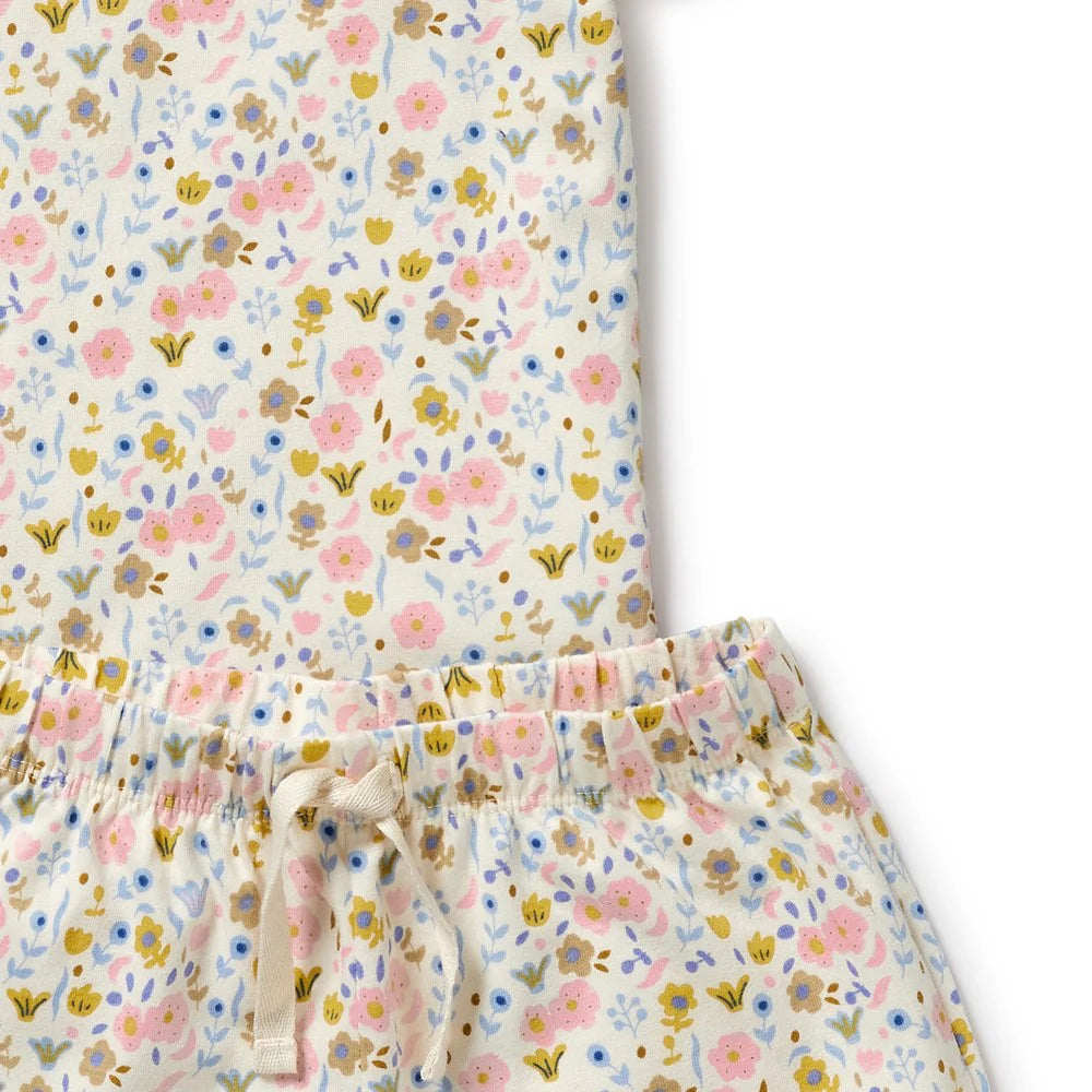 Wilson & Frenchy - Ava Floral Organic Short Sleeved Pyjamas