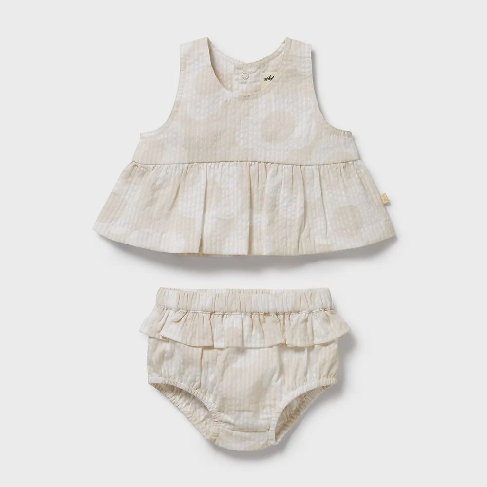 Wilson & Frenchy - Daisy Bloom Organic Ruffle Set