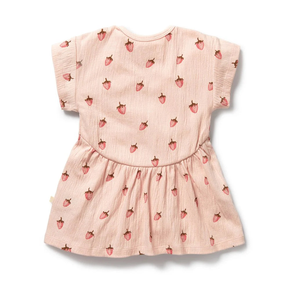 Wilson & Frenchy - Strawberry Kisses Organic Dress