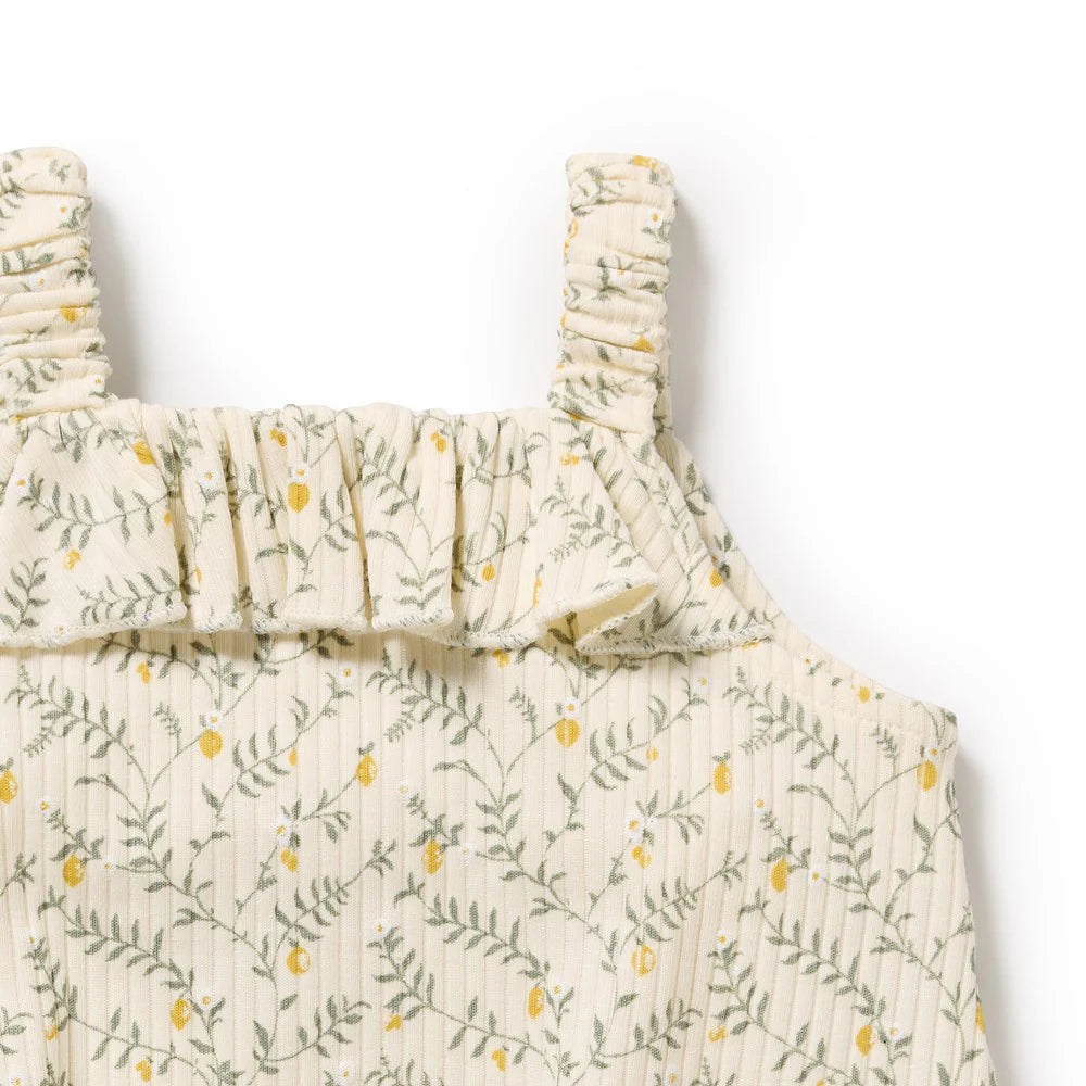 Wilson & Frenchy - Lemon Leaf Organic Playsuit