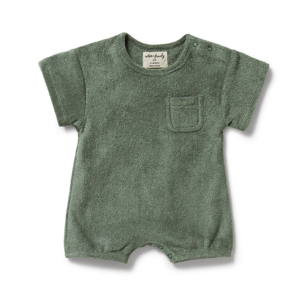 Wilson & Frenchy - Moss Organic Terry Growsuit