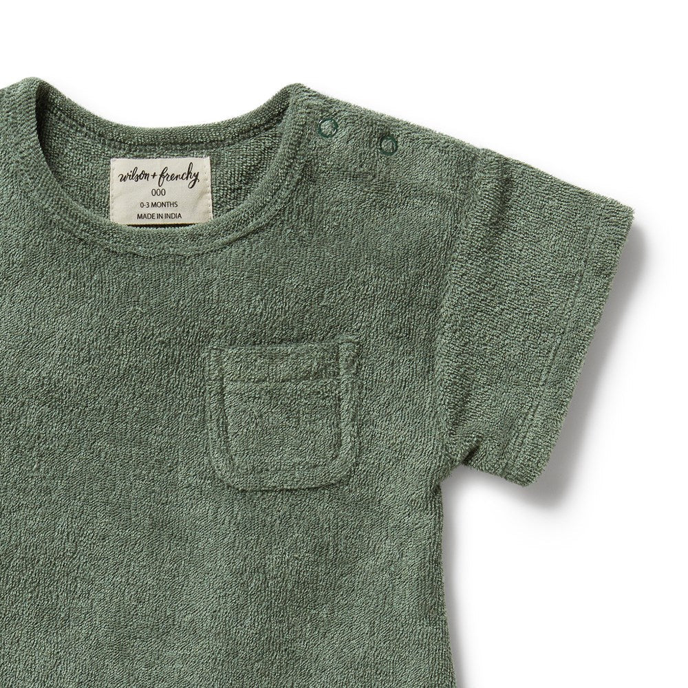 Wilson & Frenchy - Moss Organic Terry Growsuit