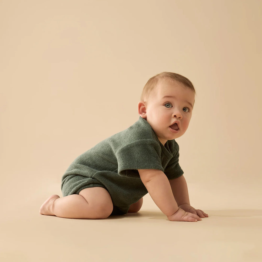 Wilson & Frenchy - Moss Organic Terry Growsuit