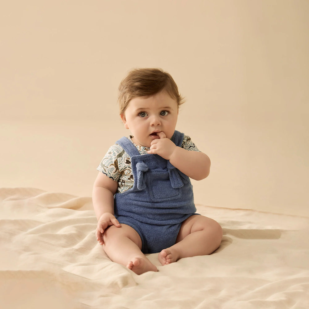 Wilson & Frenchy - Deep Blue Organic Terry Overall