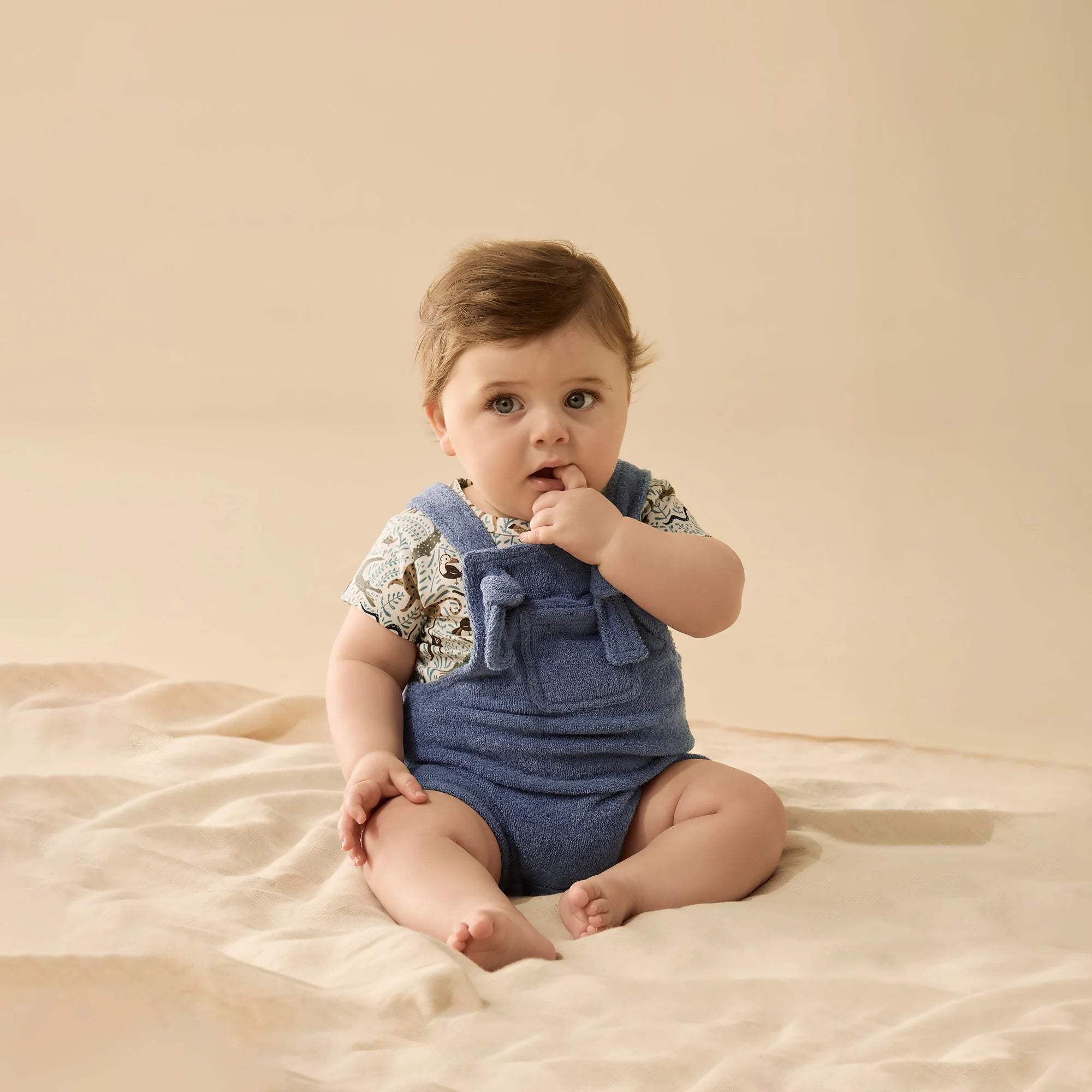 Wilson & Frenchy - Deep Blue Organic Terry Overall