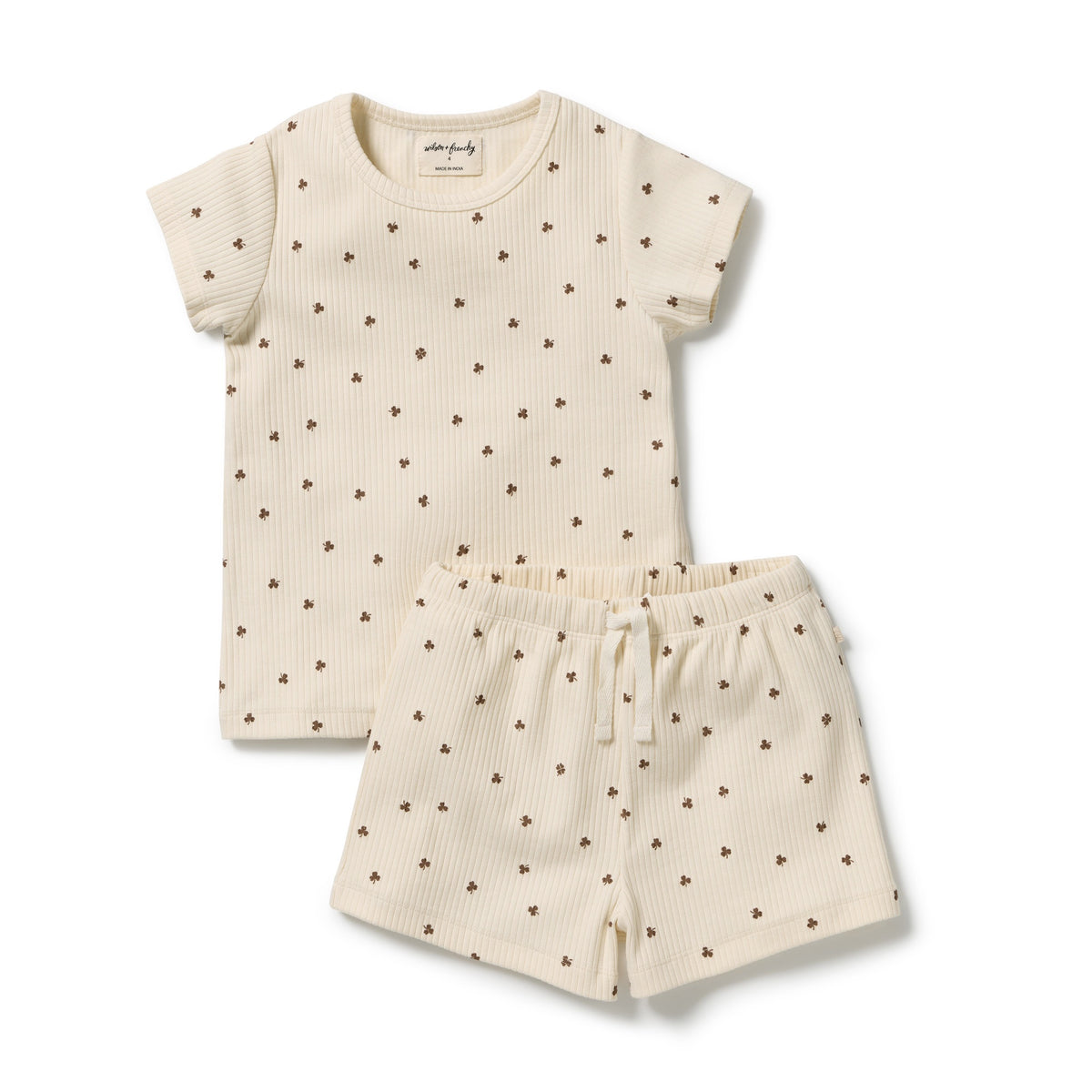 Wilson & Frenchy - Organic Short Sleeved Pyjamas - My Lucky Charm