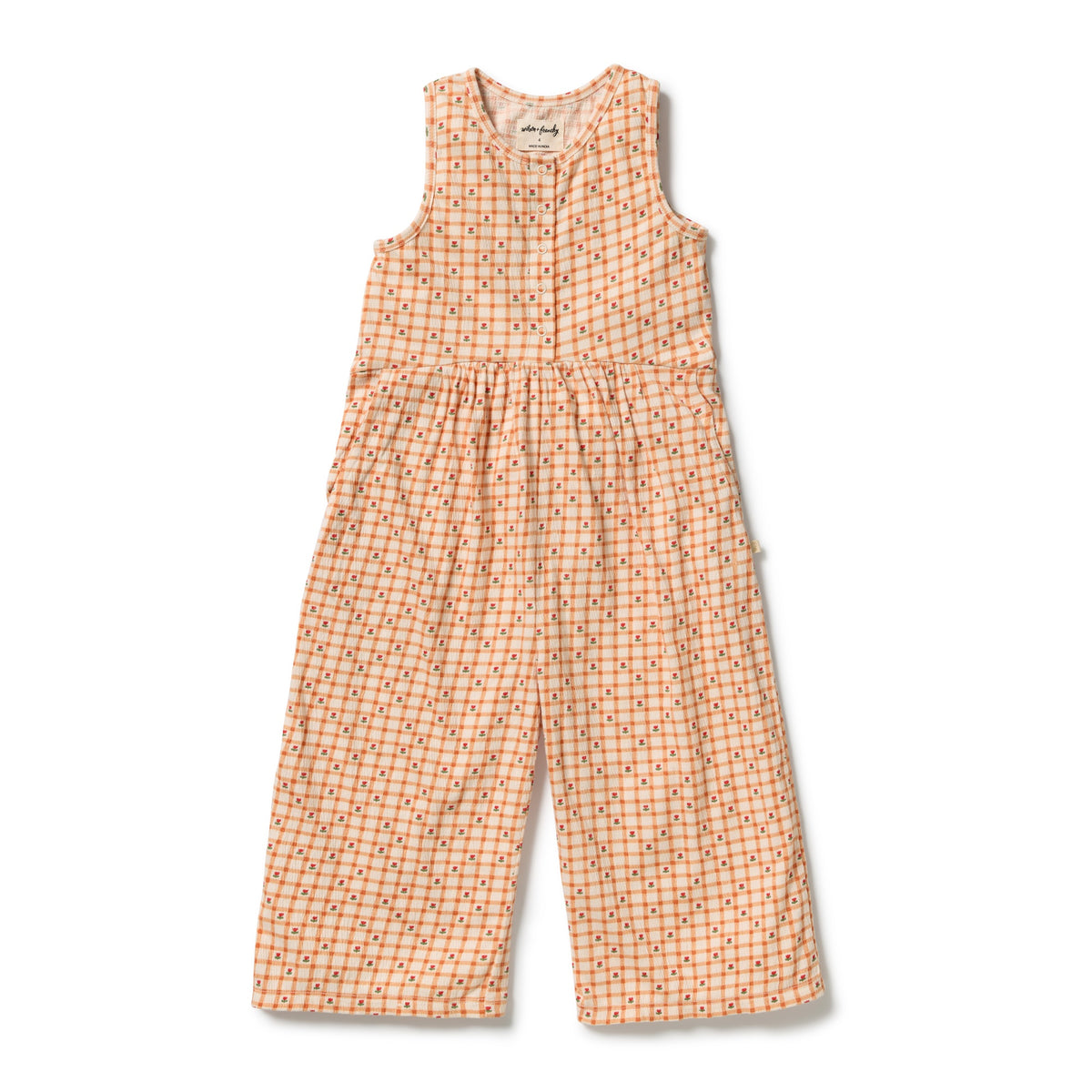 Wilson & Frenchy - Checkerberry Organic Crinkle Jumpsuit