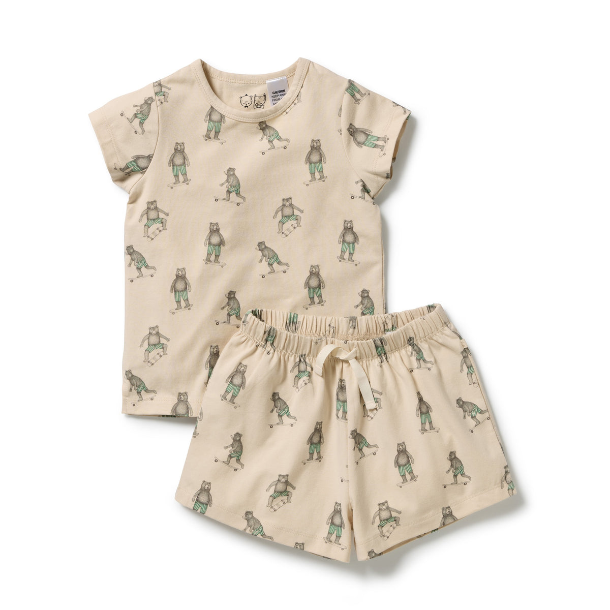 Wilson & Frenchy - Organic Short Sleeved Pyjamas - Skater Club