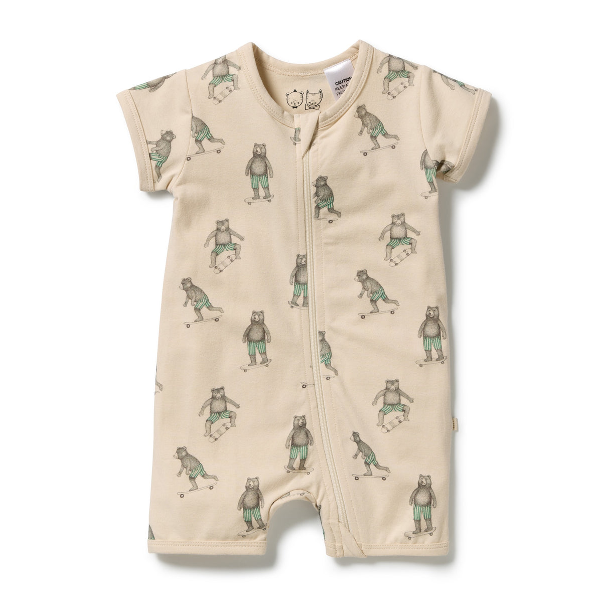 Wilson & Frenchy - Organic Summer Zipsuit - Skater Club Organic
