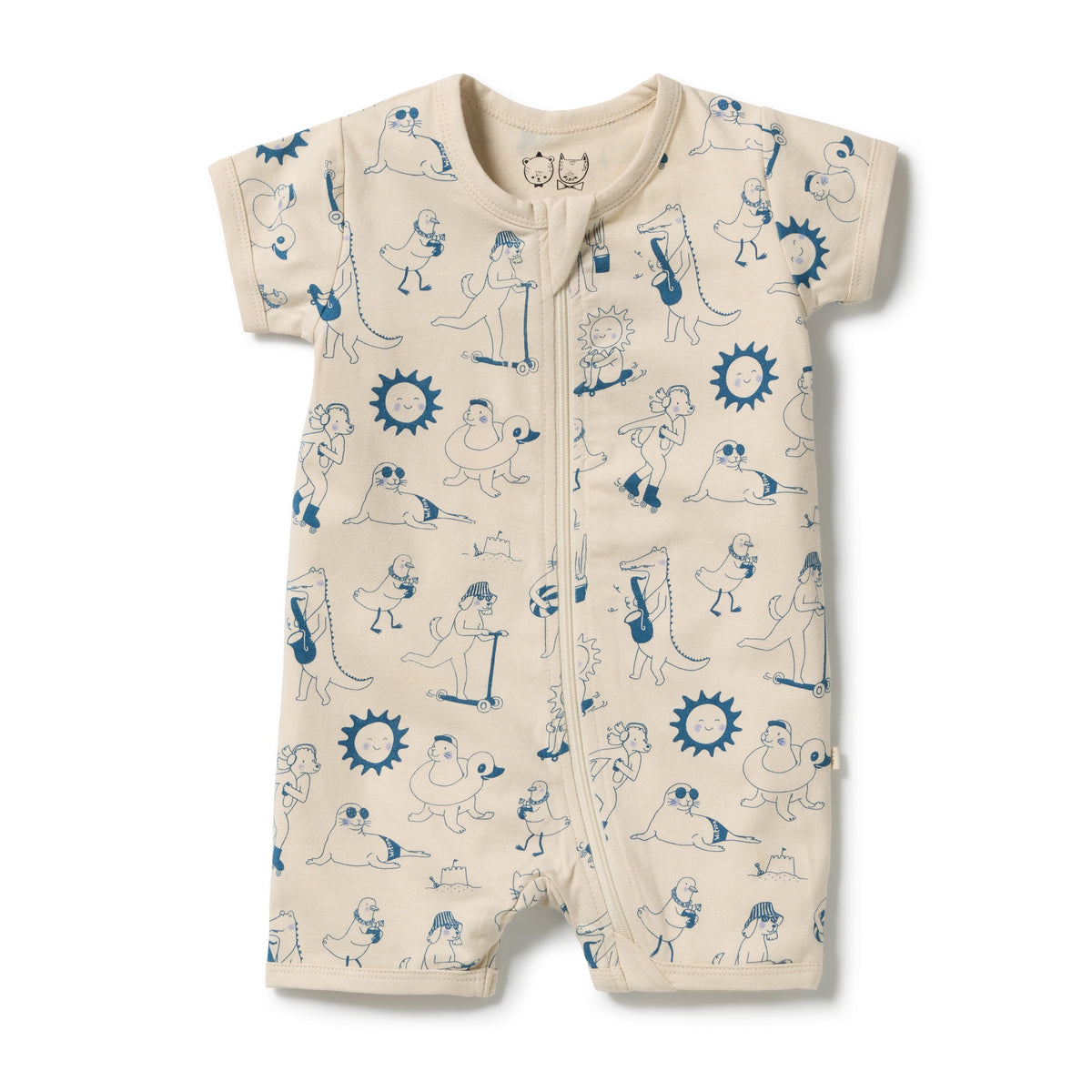 Wilson & Frenchy - Organic Summer Zipsuit - Tout est Magique