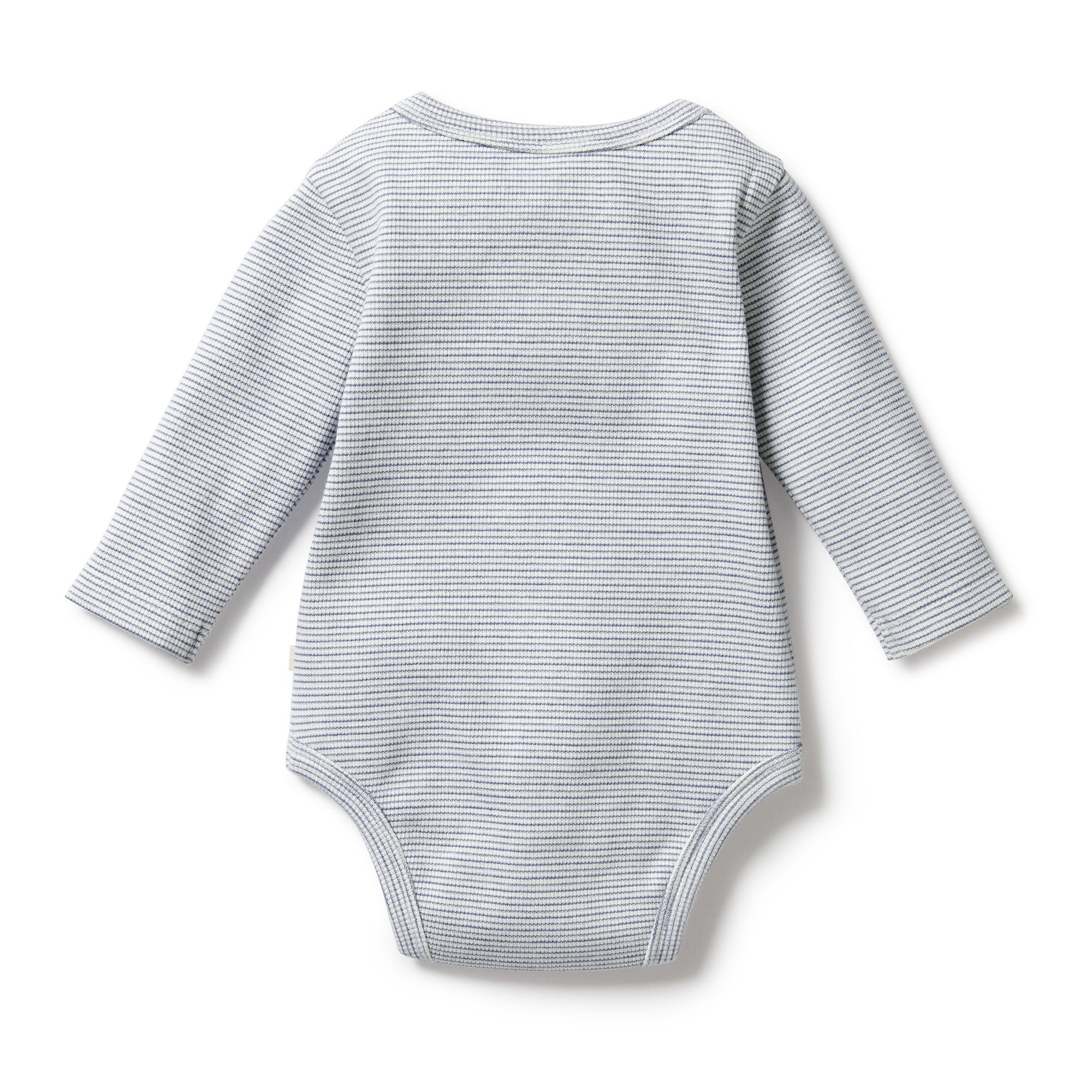 Wilson & Frenchy - Rain Drop Organic Stripe Rib Bodysuit