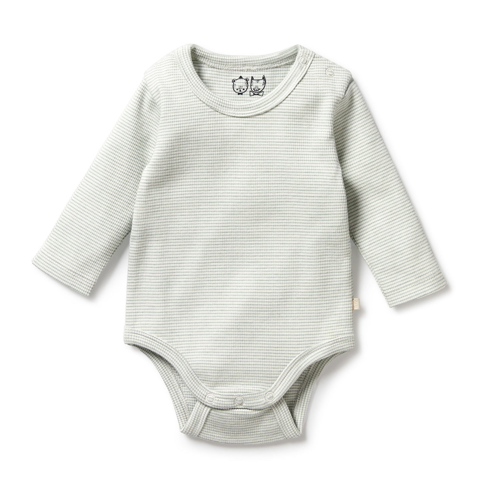 Wilson & Frenchy - Fern Organic Stripe Rib Bodysuit