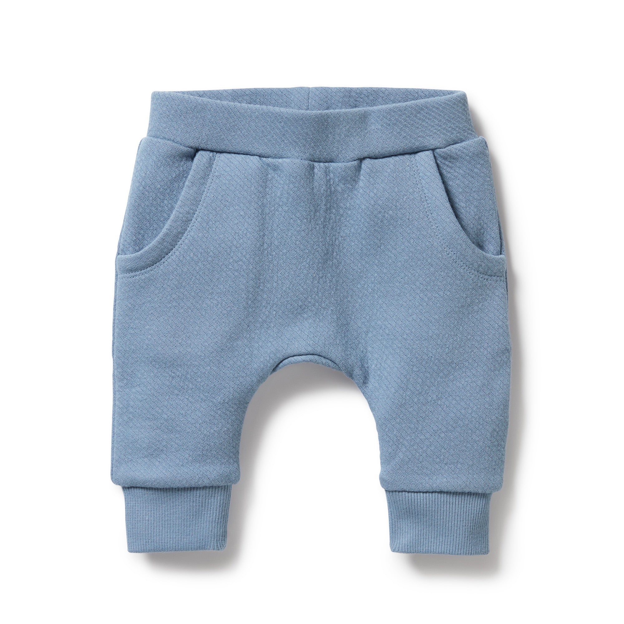 Wilson & Frenchy - Storm Blue Organic Quilted Pant
