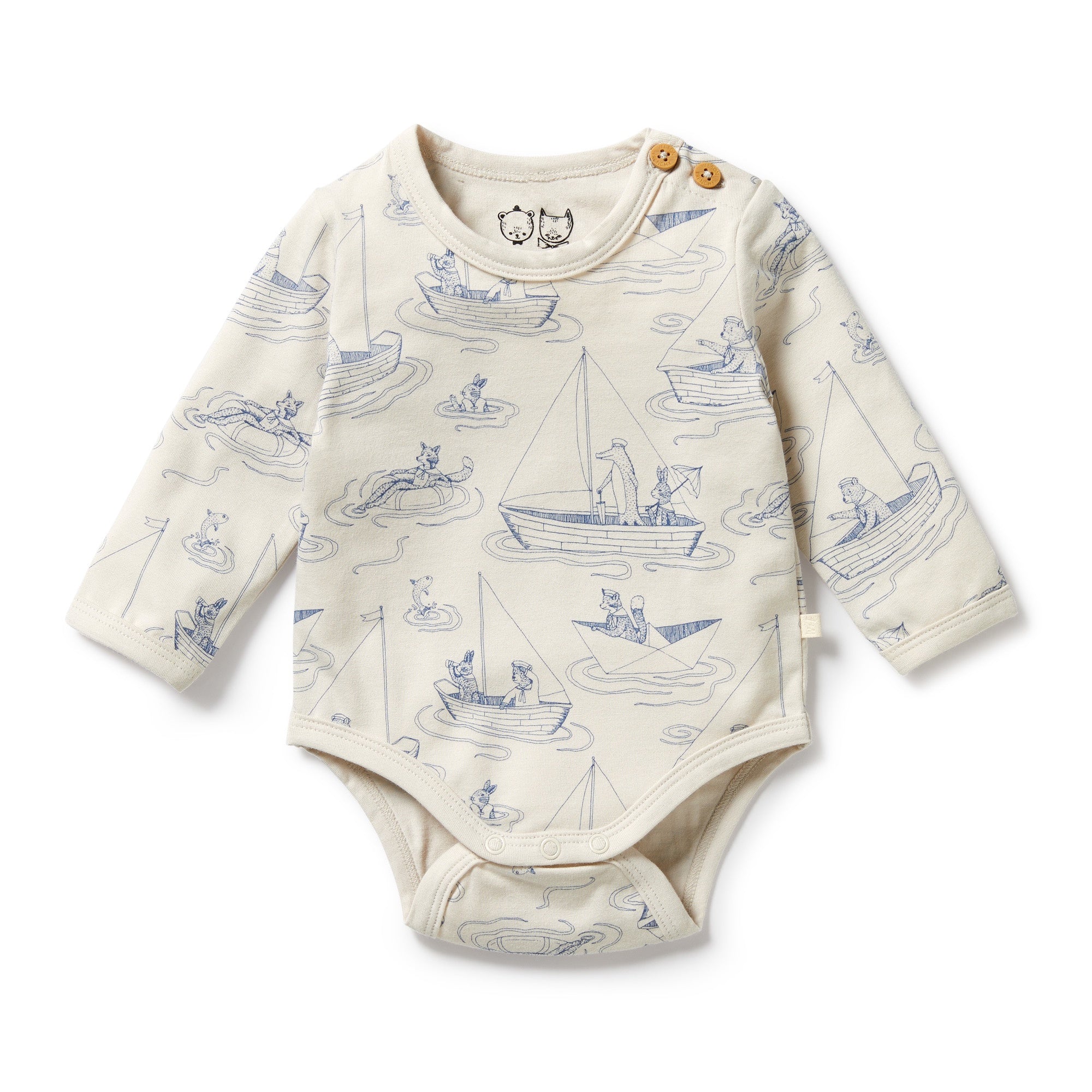 Wilson & Frenchy - Sail Away Organic Bodysuit