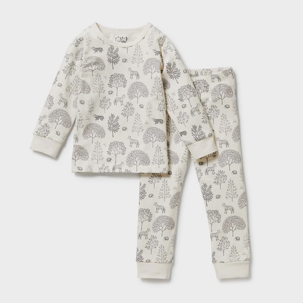 Wilson & Frenchy - Woodland Organic Long Sleeve Pjs Set