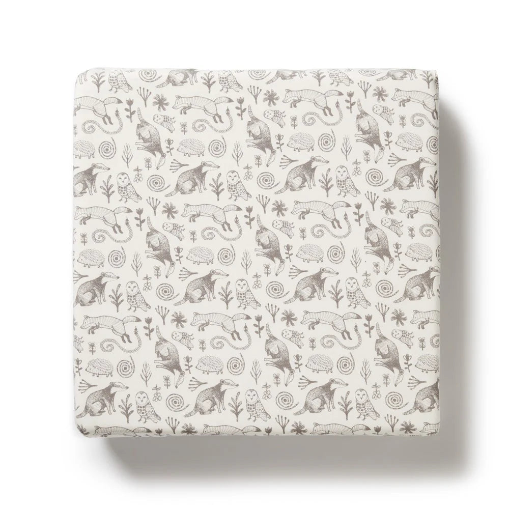 Wilson & Frenchy - Tribal Woods Organic Cot Sheet