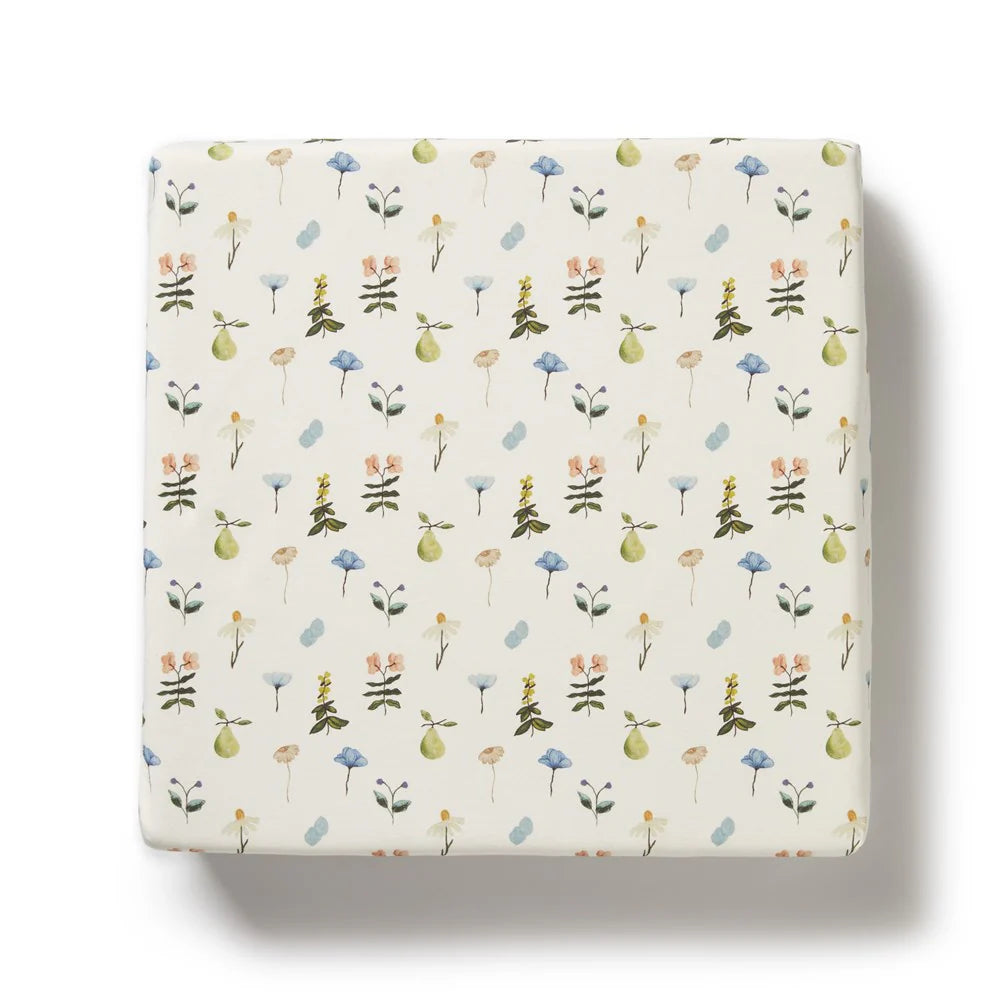Wilson & Frenchy - Petit Garden Organic Cot Sheet