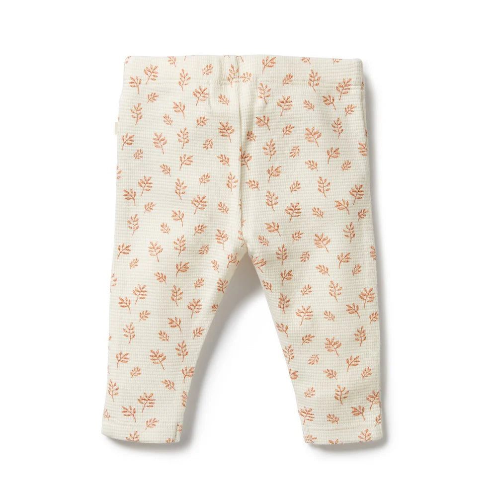 Wilson & Frenchy - Winter Blooms Organic Waffle Legging