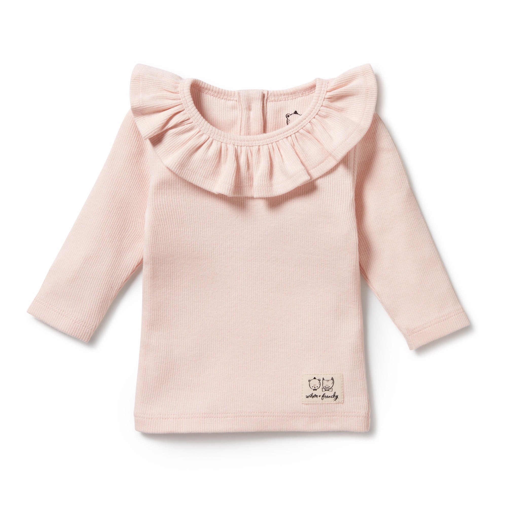 Wilson & Frenchy - Pink Organic Ruffle Top