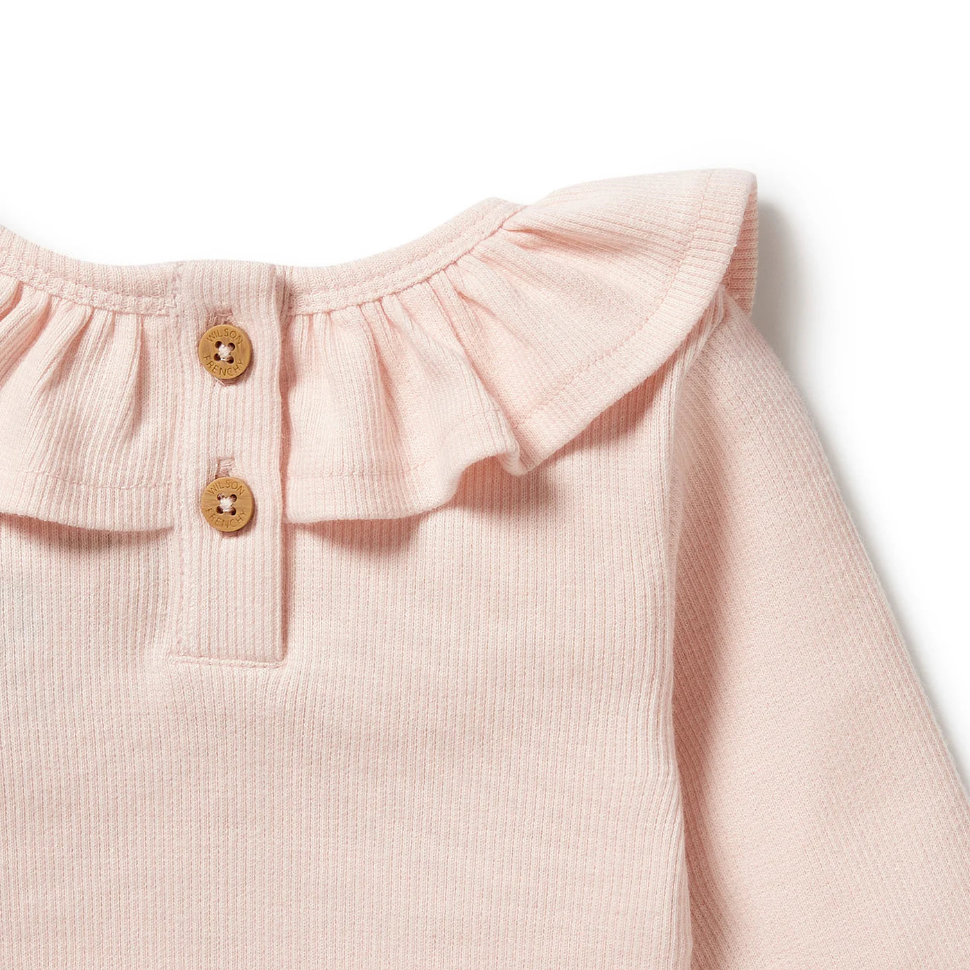 Wilson & Frenchy - Pink Organic Ruffle Top