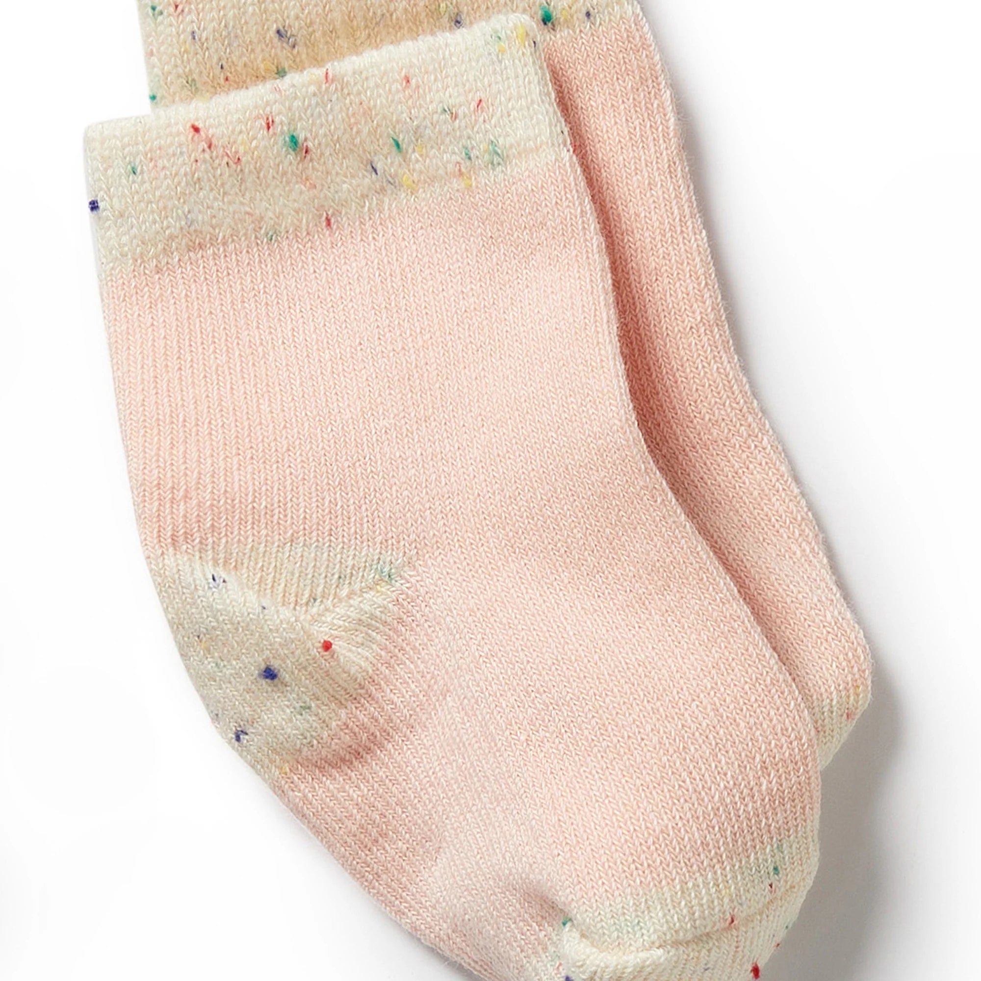 Wilson & Frenchy - Organic 3 Pack Baby Socks - Dijon, Pink, Fleck