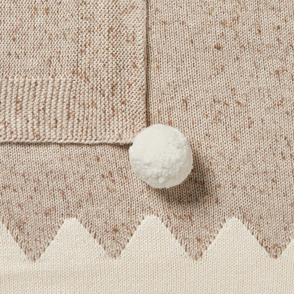 Wilson & Frenchy - Almond Fleck Knitted Blanket