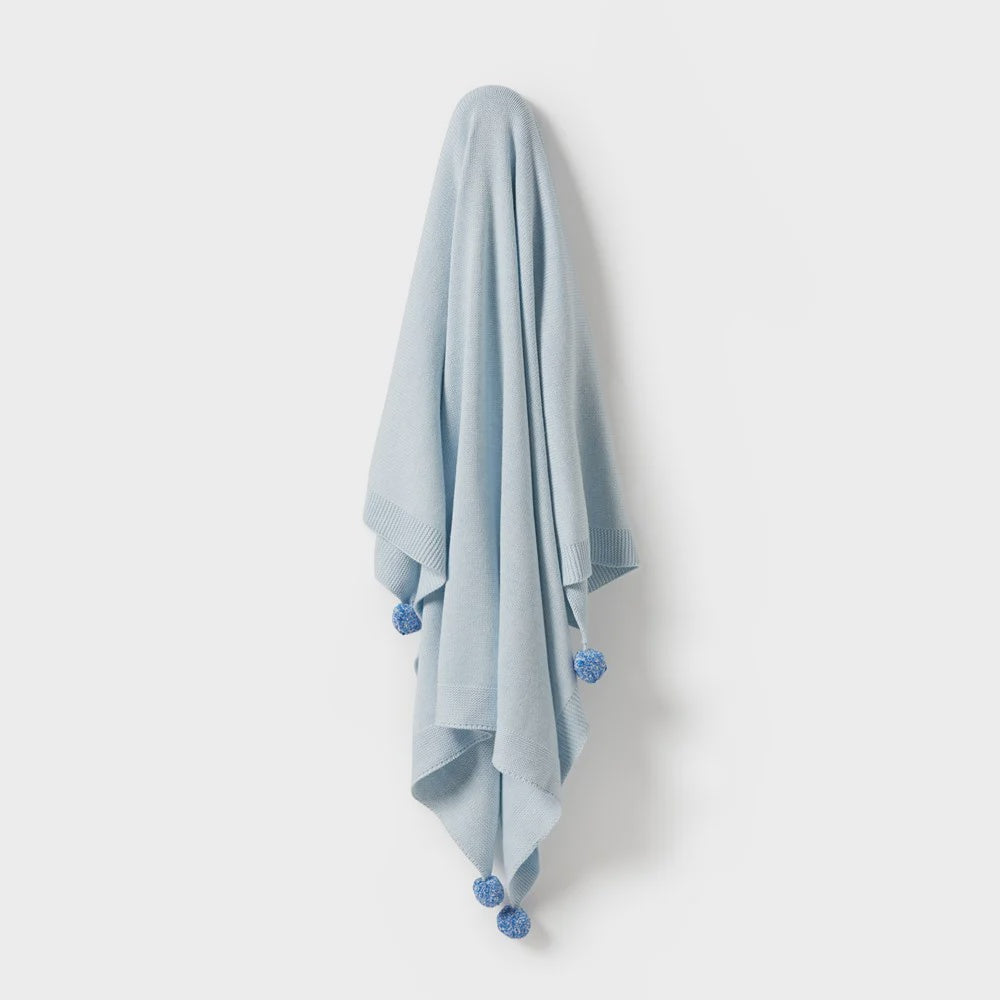 Wilson & Frenchy - Bluebell Knitted Blanket