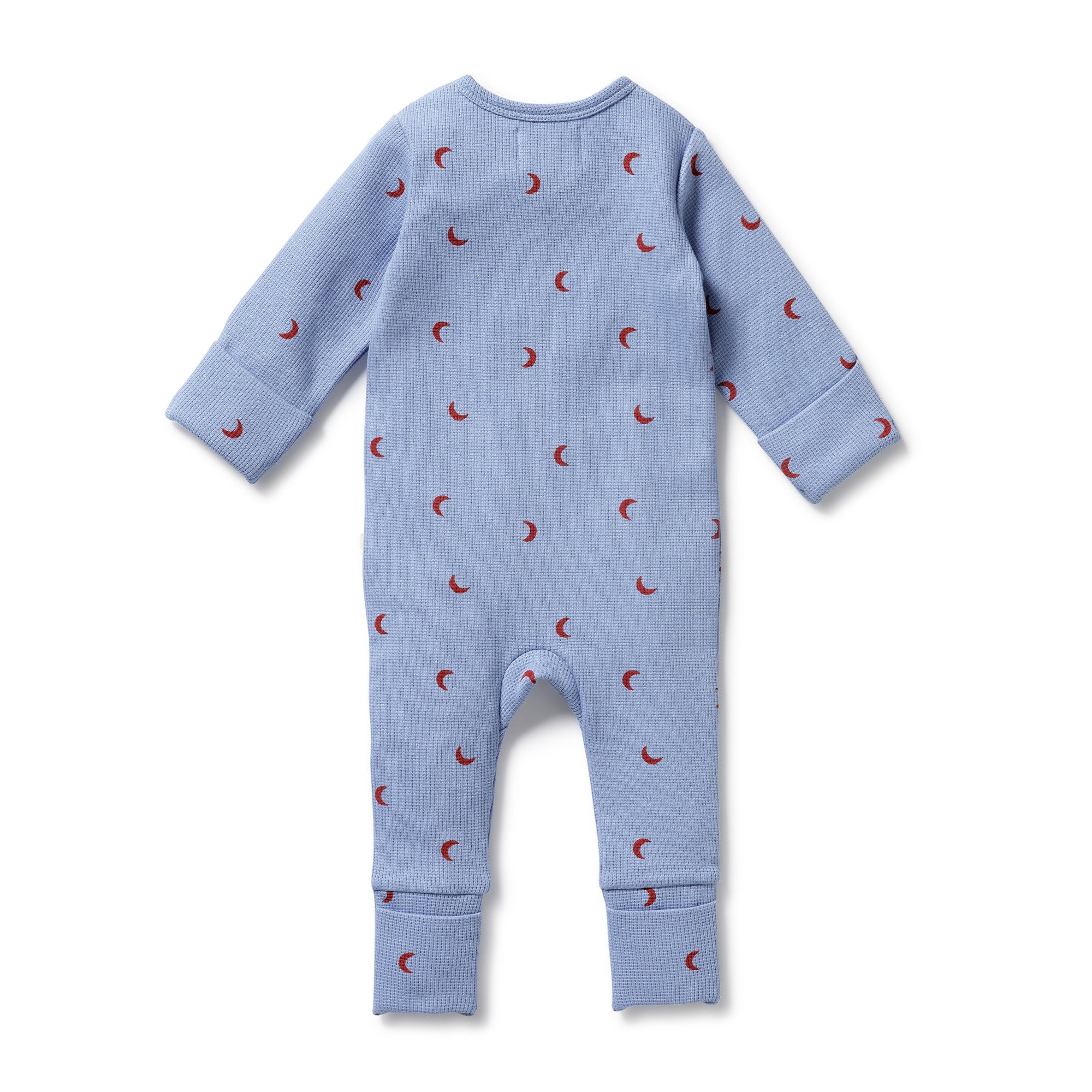 Wilson & Frenchy - Hey Moon Organic Waffle Zipsuit