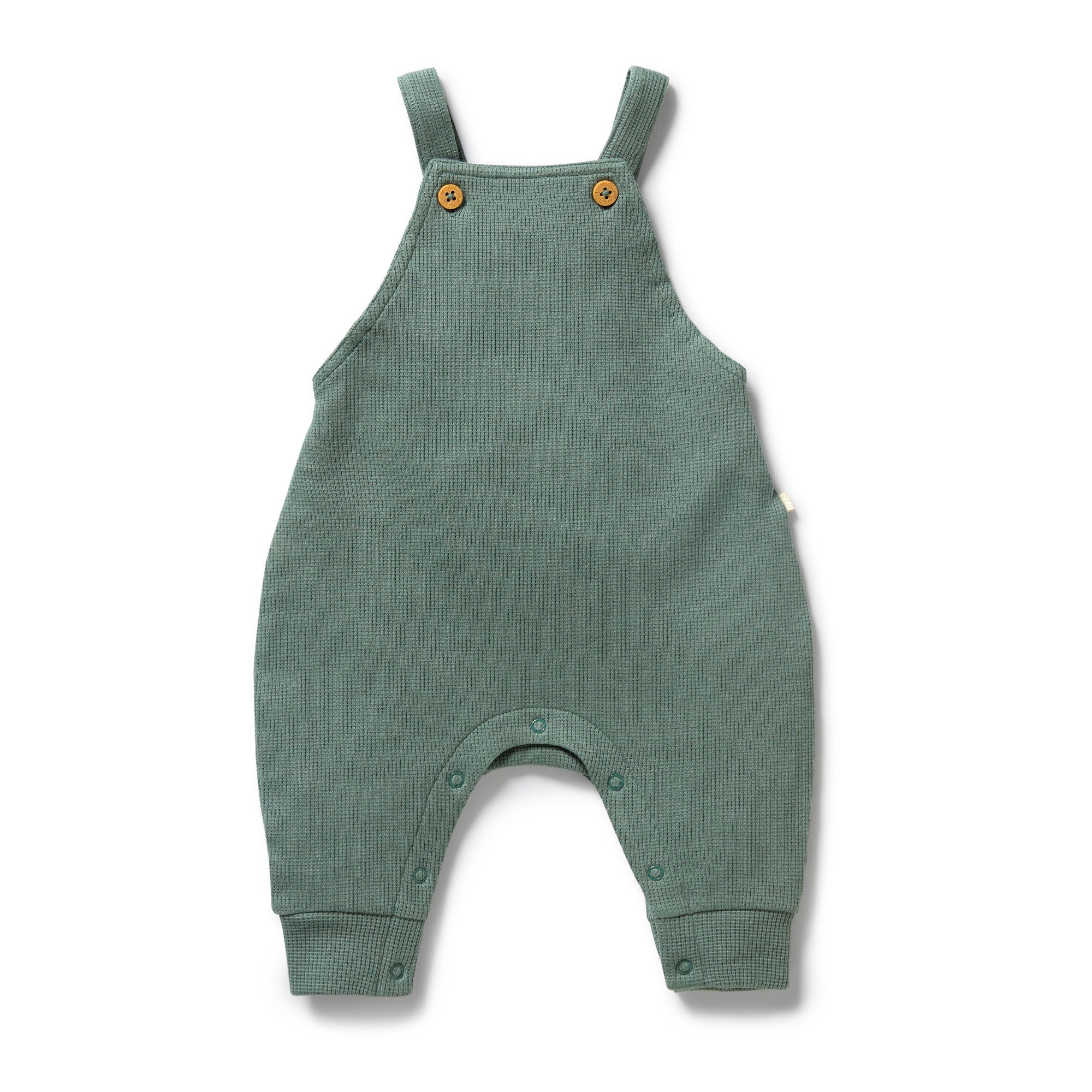 Wilson & Frenchy - Pine Green Organic Waffle Overall