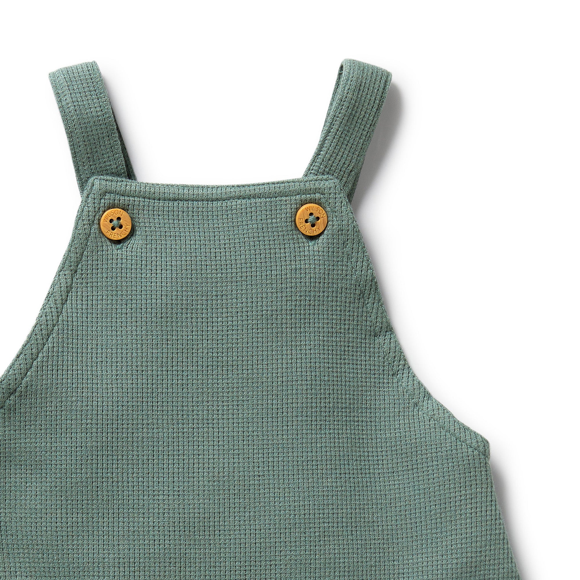 Wilson & Frenchy - Pine Green Organic Waffle Overall