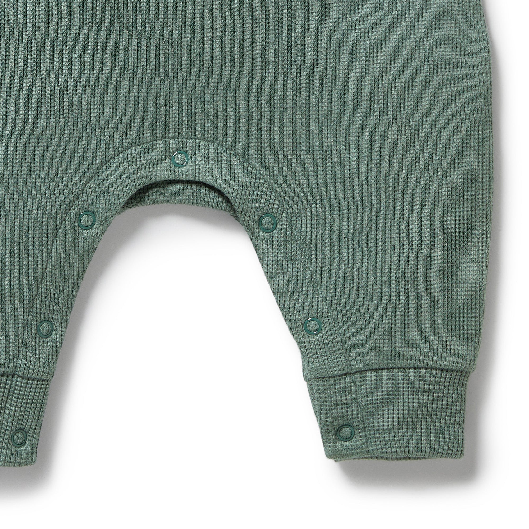 Wilson & Frenchy - Pine Green Organic Waffle Overall