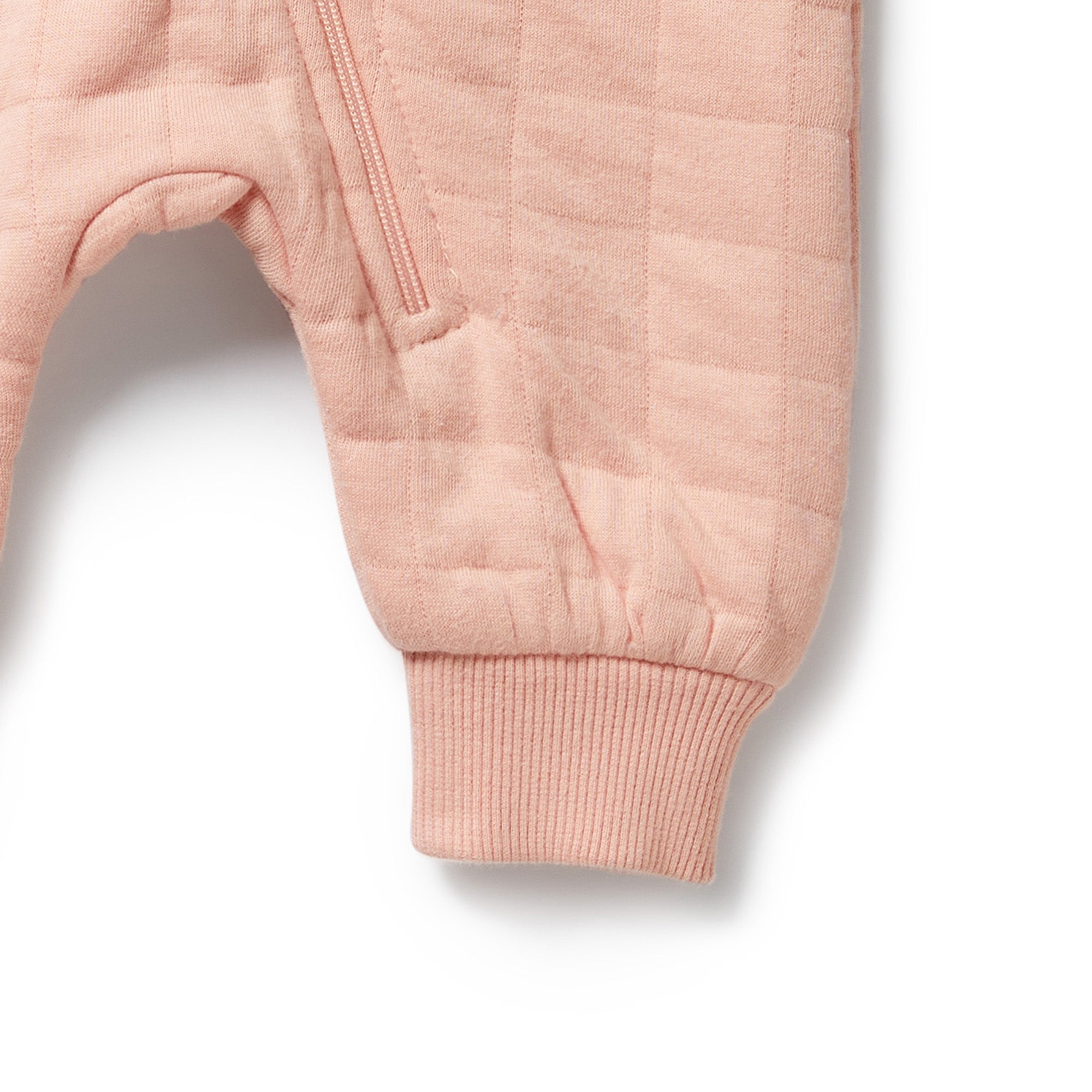 Wilson & Frenchy - Pretty Pink Organic Quilted Growsuit