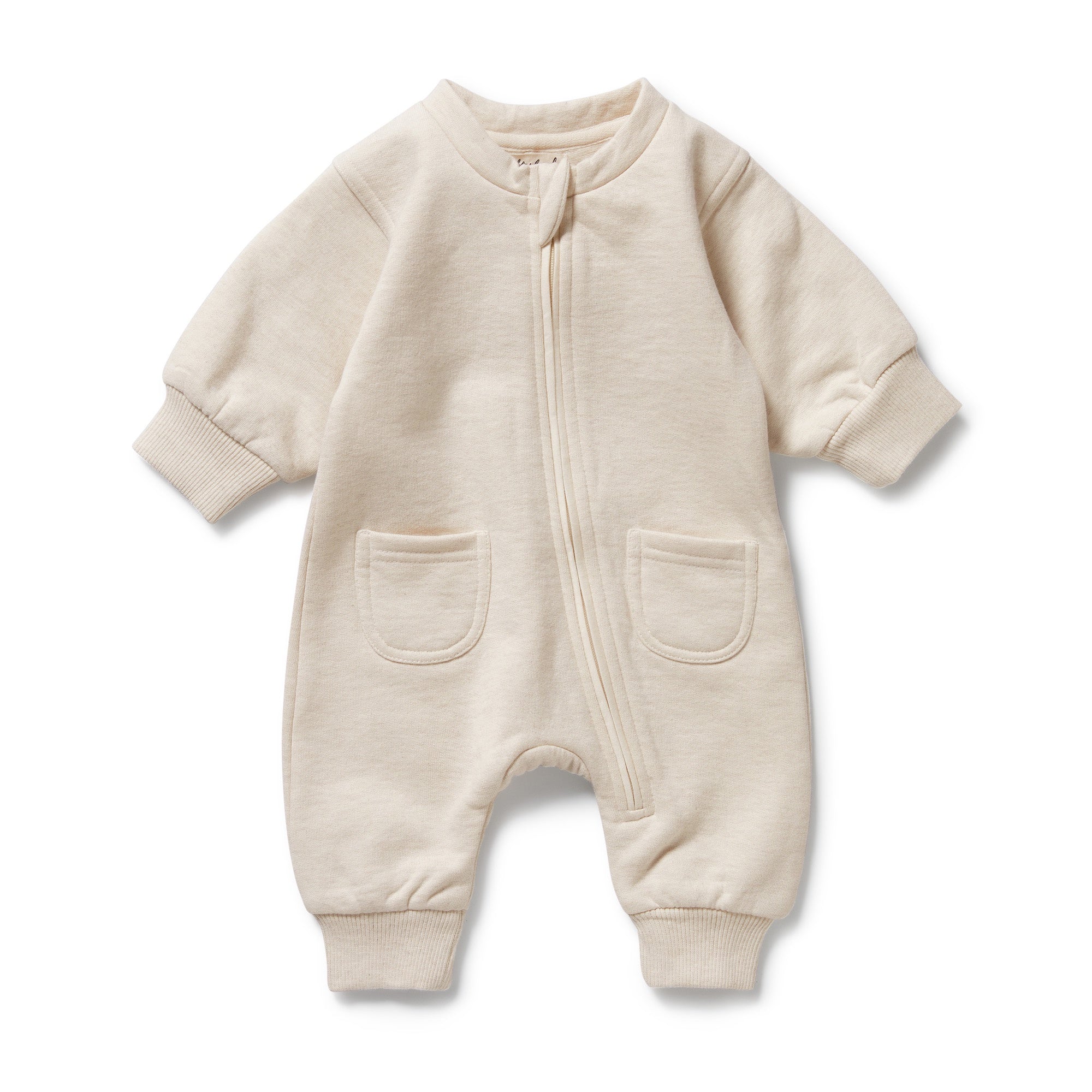 Wilson & Frenchy - Oatmeal Organic Terry Growsuit